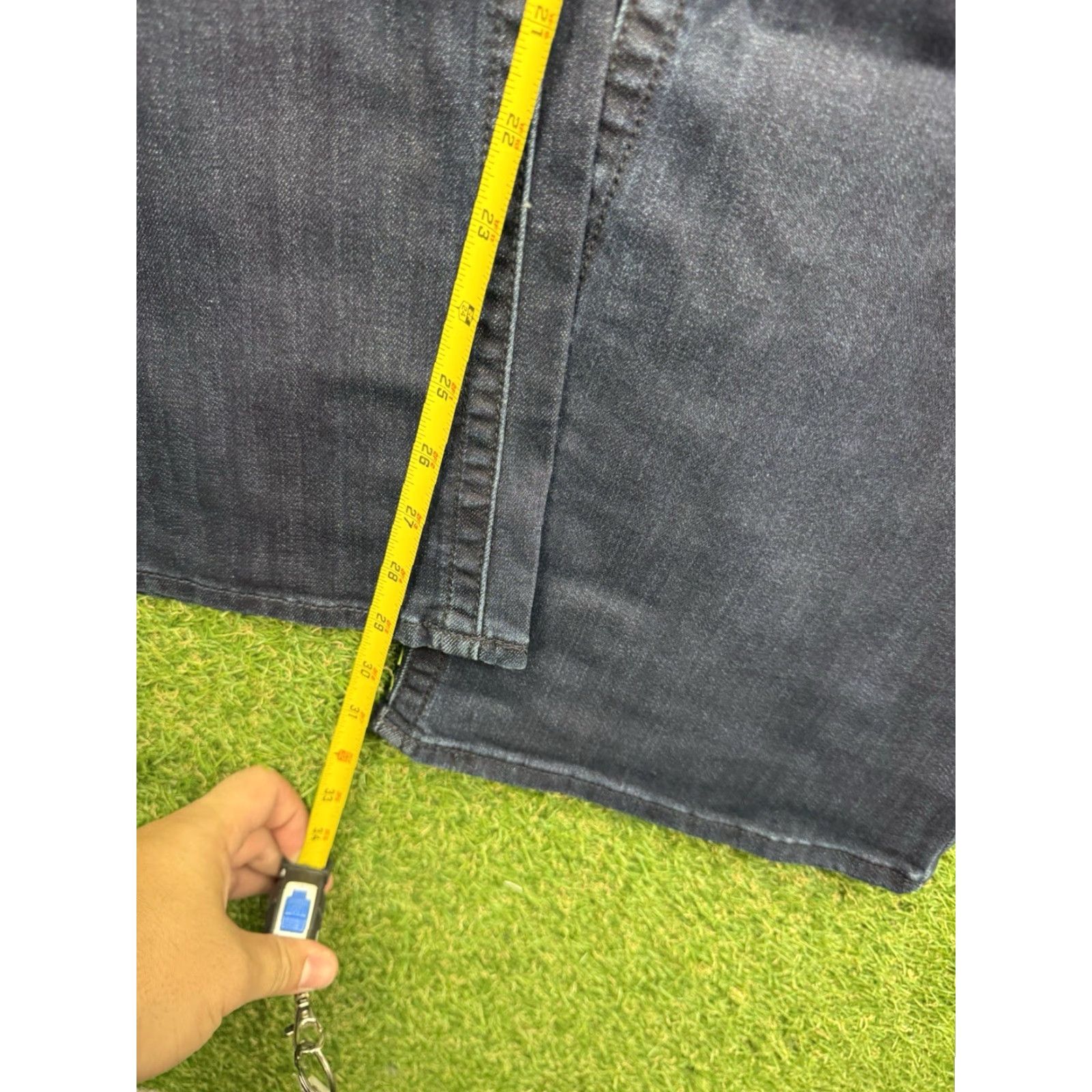 Vintage VINTAGE Seven7 Jeans Womens High Rise Slim Boot Cut 18W Plus 31" Blue Dark Wash 90s Logo Womens Size 36" / US 14 / IT 50 - 7 Thumbnail
