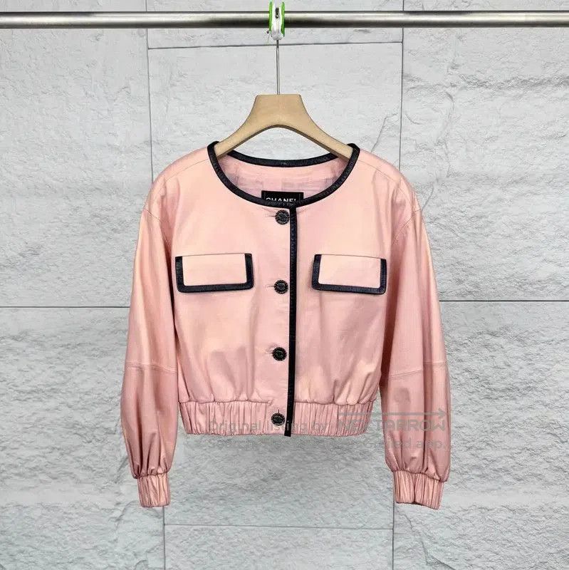 Chanel Chanel Pink Cotton Jacket for Women . Size XXS / US 00 / IT 34 - 1 Thumbnail