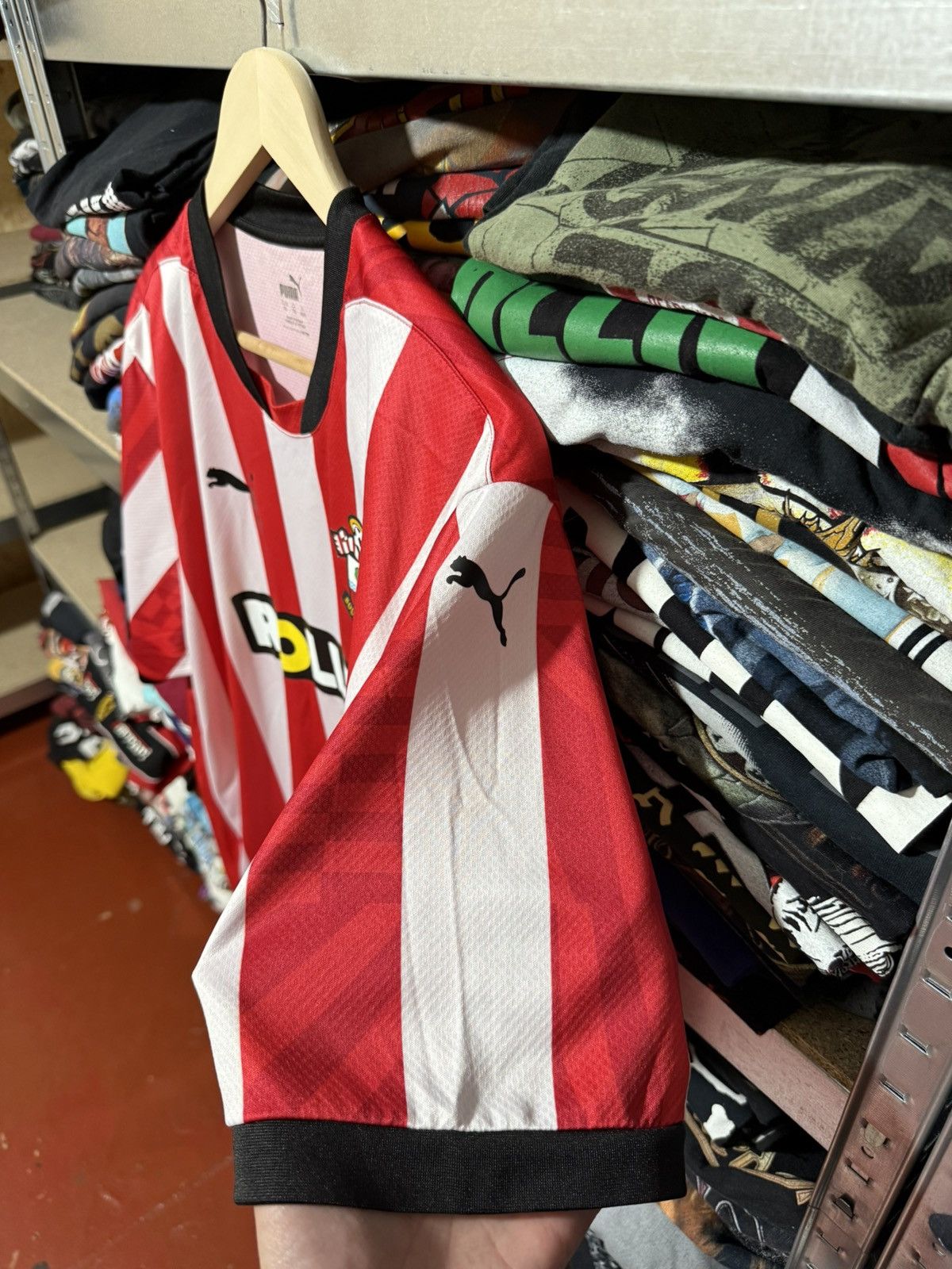Puma × Vintage Puma SOUTHAMPTON FC 2024 2025 Home Soccer Football Jersey Size US XXL / EU 58 / 5 - 18 Thumbnail