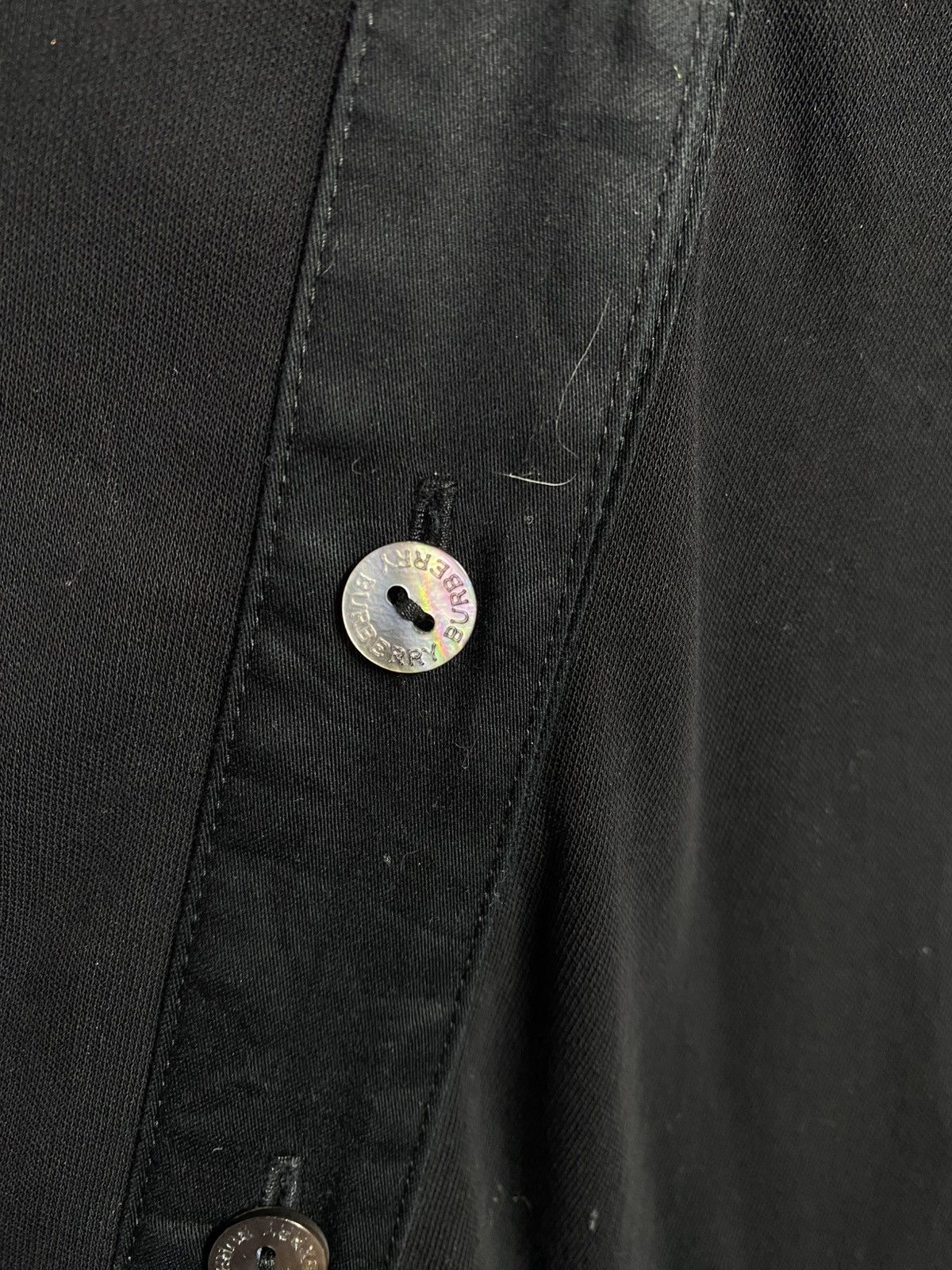 Burberry Burberry London black stretch cotton shirt buttons ups Size S / US 4 / IT 40 - 4 Thumbnail