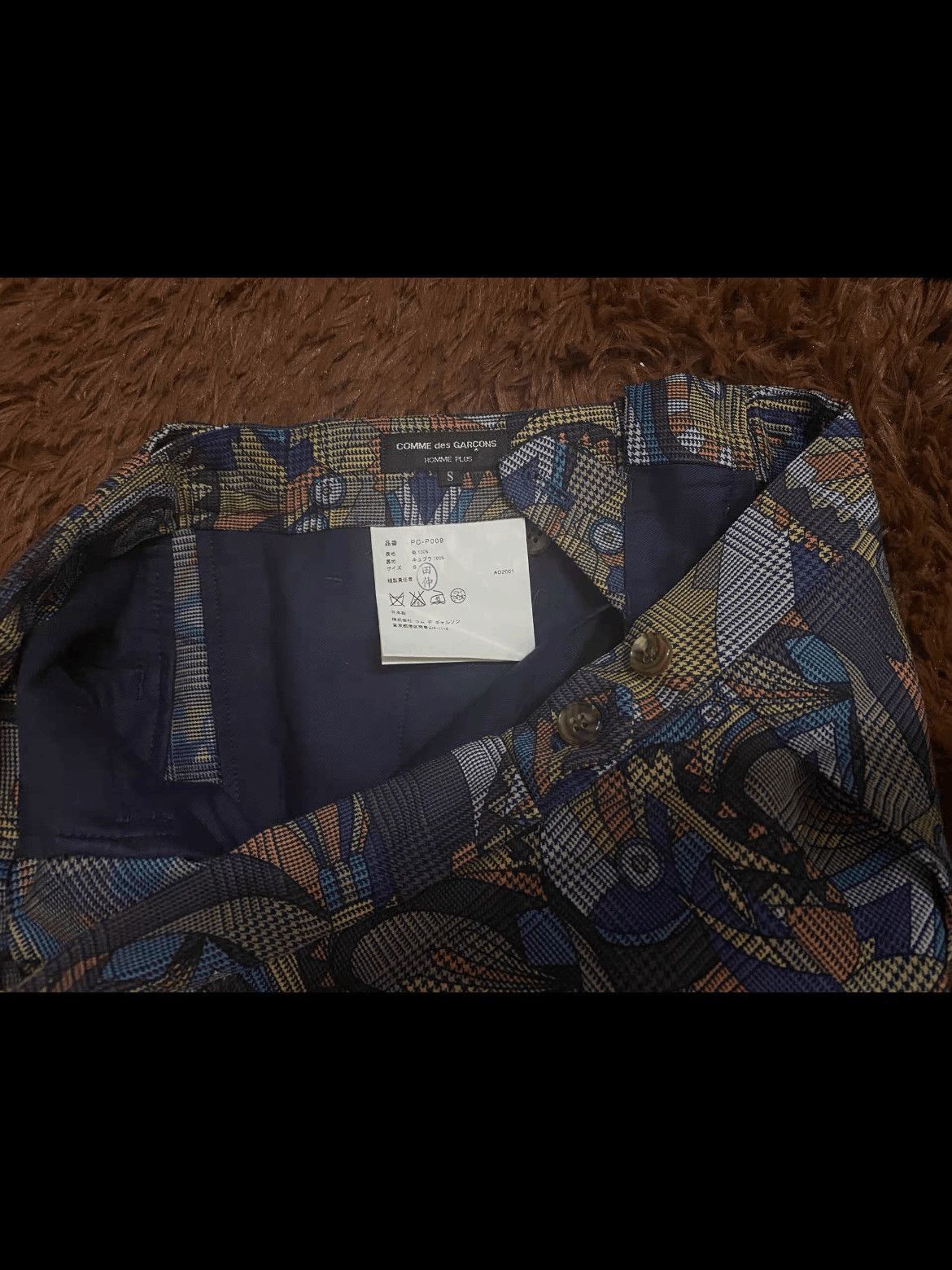 Comme des Garcons Homme Plus Sz s Comme Des Garcons Homme Plus 02AW Patterns Trouser-250 Size US 30 / EU 46 - 3 Thumbnail