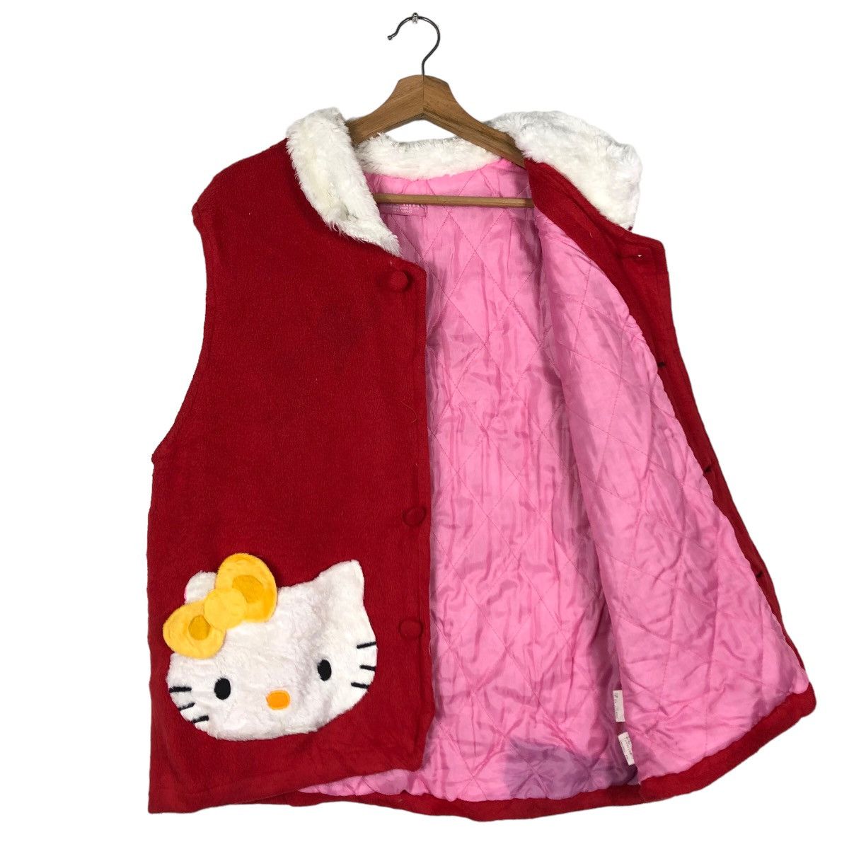 Cartoon Network 🔥90’s Vintage Vest Hello Kitty Big Logo Tokyo Japan Size US M / EU 48-50 / 2 - 9 Thumbnail