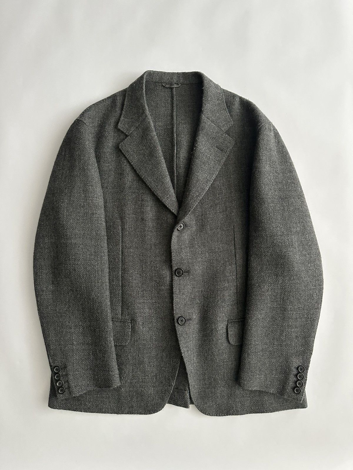 Prada Prada FW01 Wool Unconstructed Blazer Jacket Size US M / EU 48-50 / 2 - 4 Thumbnail