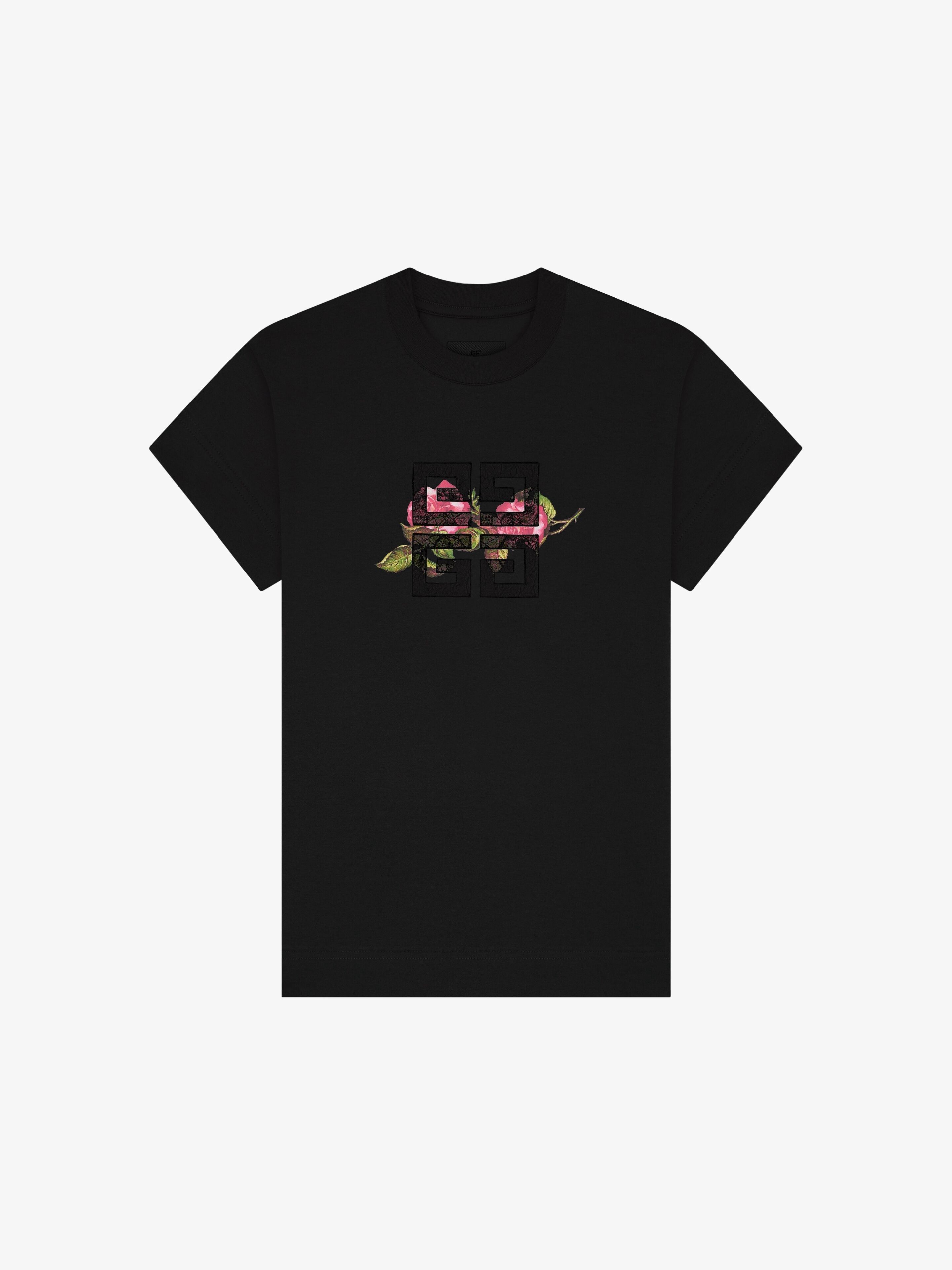 Givenchy o1srvl11e0725 Slim Fit T-Shirt in Black Size XL / US 12-14 / IT 48-50 - 1 Thumbnail