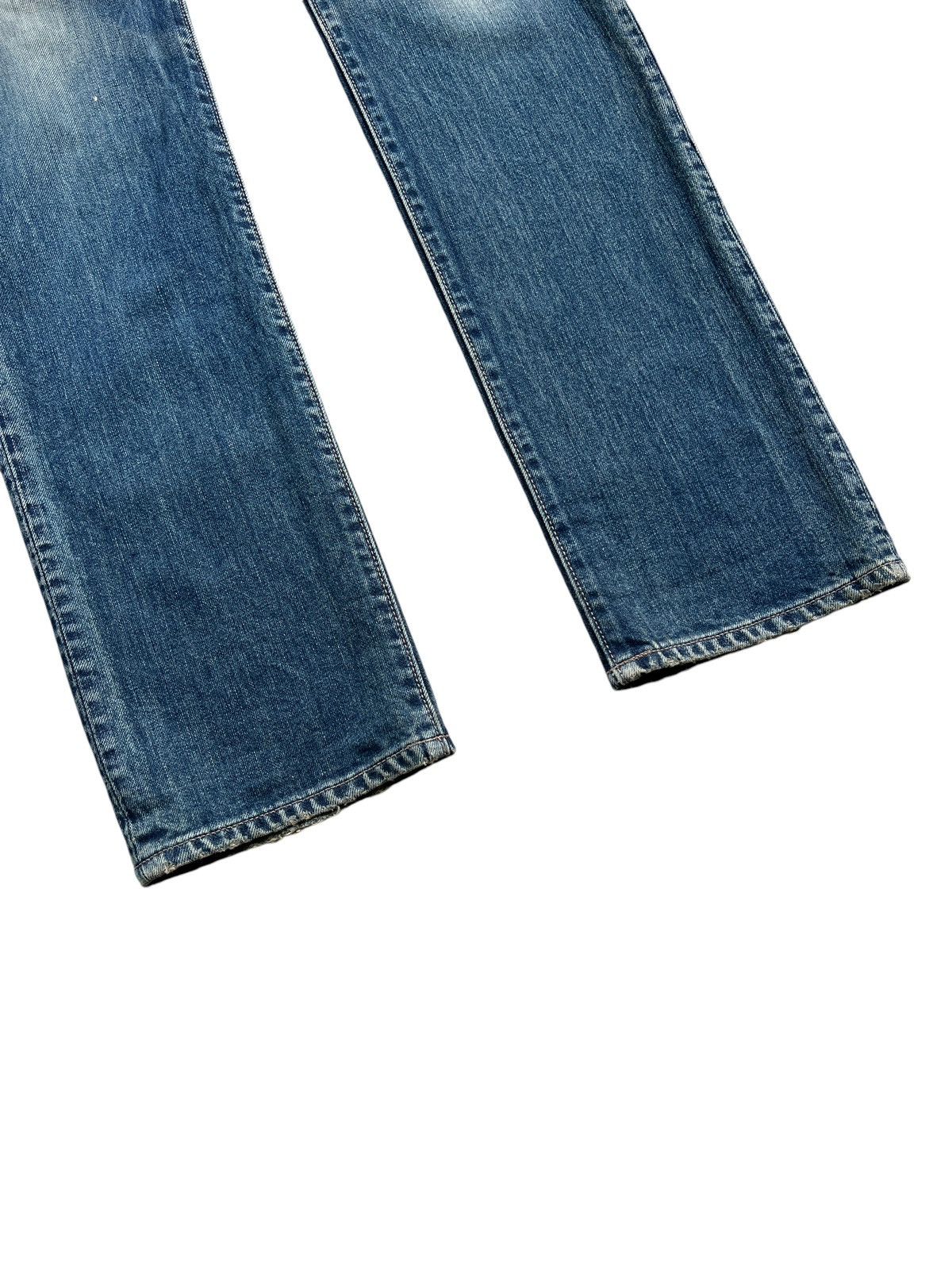 5351 POUR LES HOMMES × Japanese Brand Black Line by 5351 Pour Les Hommes Distressed Slim Denim Size US 32 / EU 48 - 3 Thumbnail