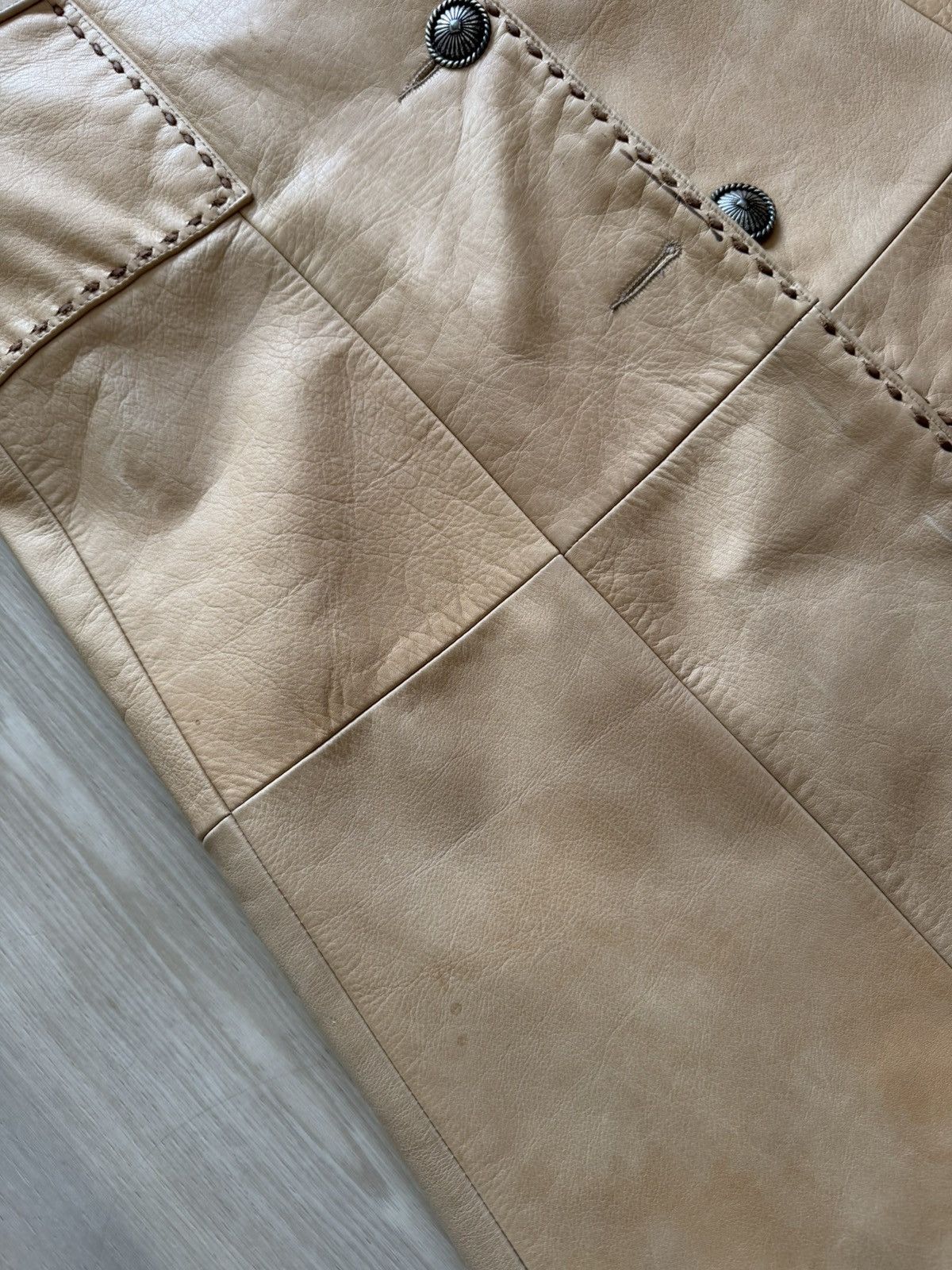 Vintage Vintage Alamo Leather Wear Western Coat Sz S USA *Flaws Size S / US 4 / IT 40 - 7 Thumbnail