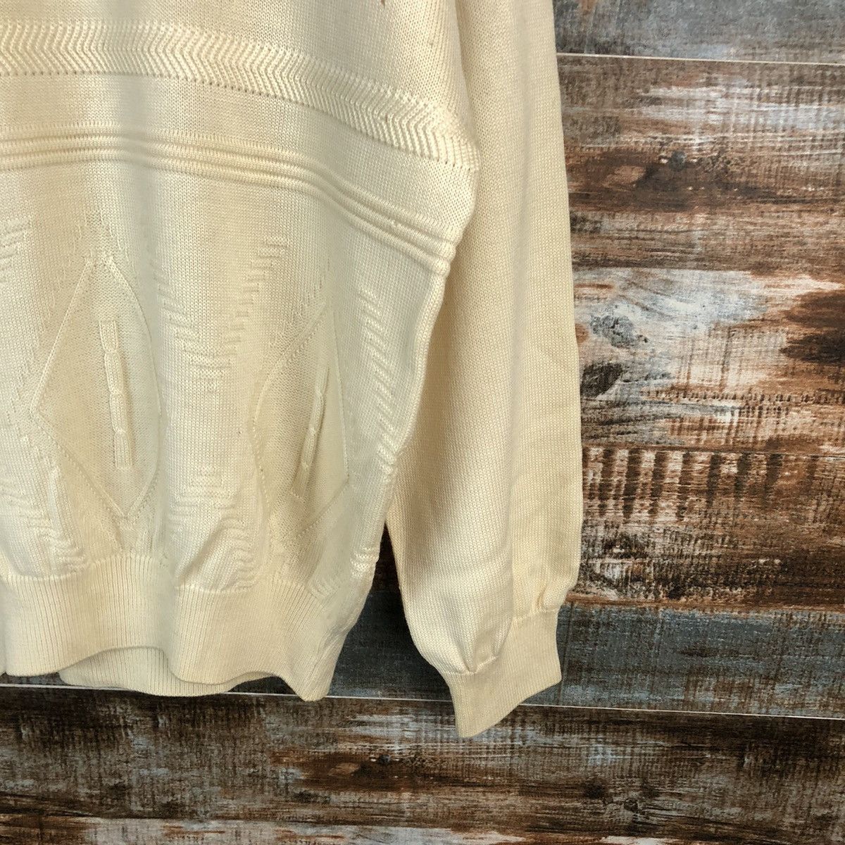Lancel Lancel Paris vintage Cream Knitwear #A1833 Size US M / EU 48-50 / 2 - 8 Thumbnail