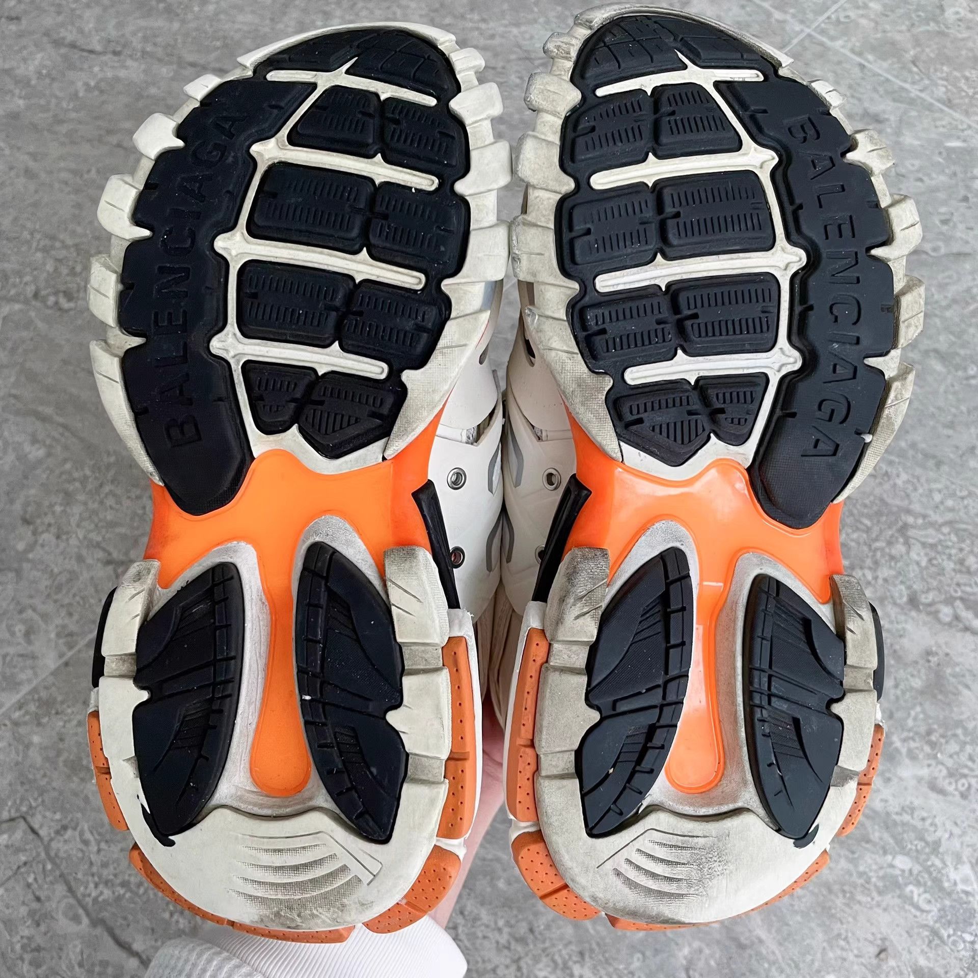 Balenciaga Balenciaga Track White Orange Sneakers Size US 7 / IT 37 - 7 Thumbnail