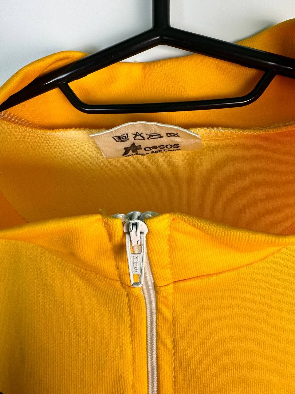 Vintage Assos Sportline Damen Jersey Havrix Yellow Vintage Rare Velo Size US L / EU 52-54 / 3 - 4 Thumbnail