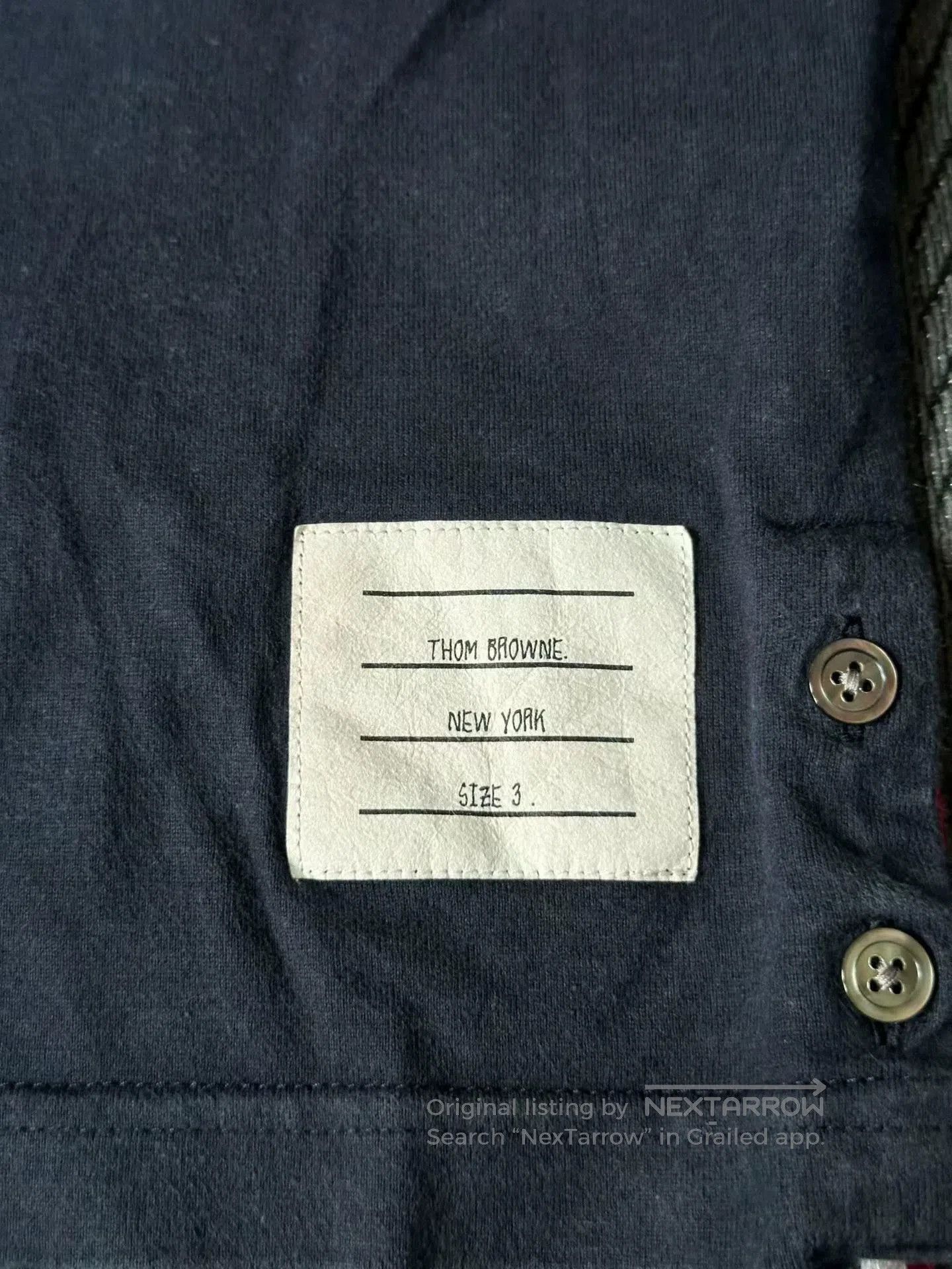 Thom Browne Thom Browne Blue Cuff Long Sleeve Top. Size US XS / EU 42 / 0 - 4 Thumbnail