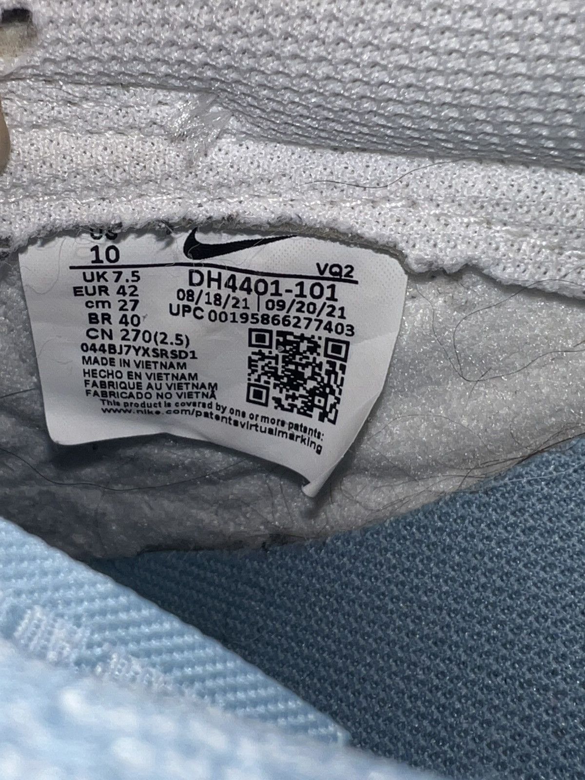 Nike Nike dunk - Paisley Work Blue (2022) Size US 8.5 / EU 41-42 - 7 Thumbnail