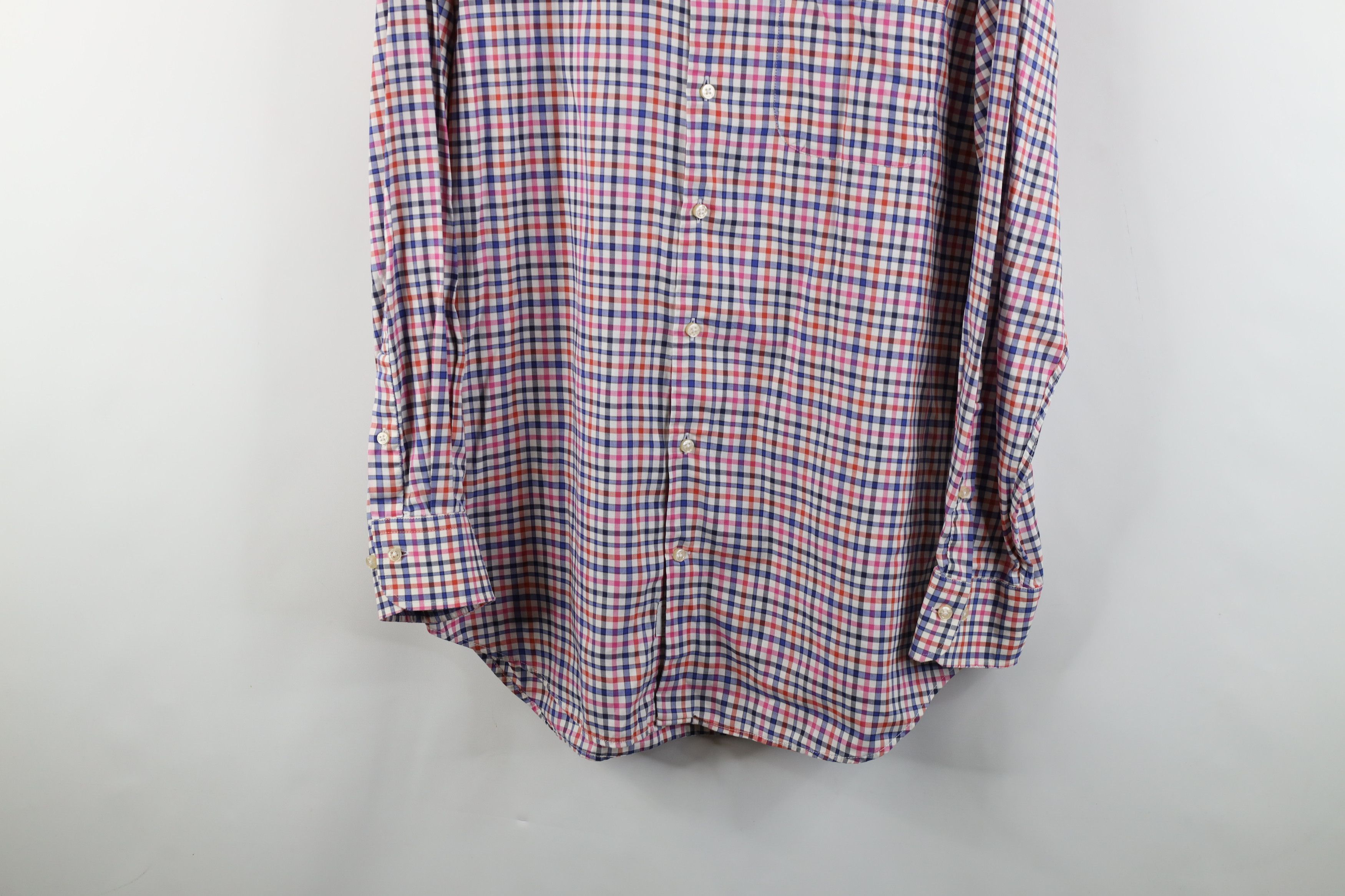 Peter Millar × Vintage Peter Millar Collared Button Down Shirt Rainbow Plaid Size US M / EU 48-50 / 2 - 3 Thumbnail