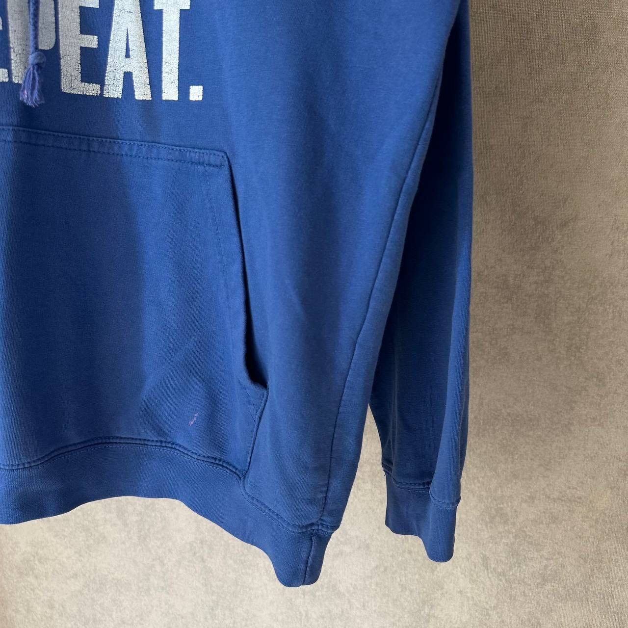 Japanese Brand × Vintage Vintage Adult “Eat.Sleep.Fish.Repeat.” Hoodie big logo joke Size US M / EU 48-50 / 2 - 6 Thumbnail