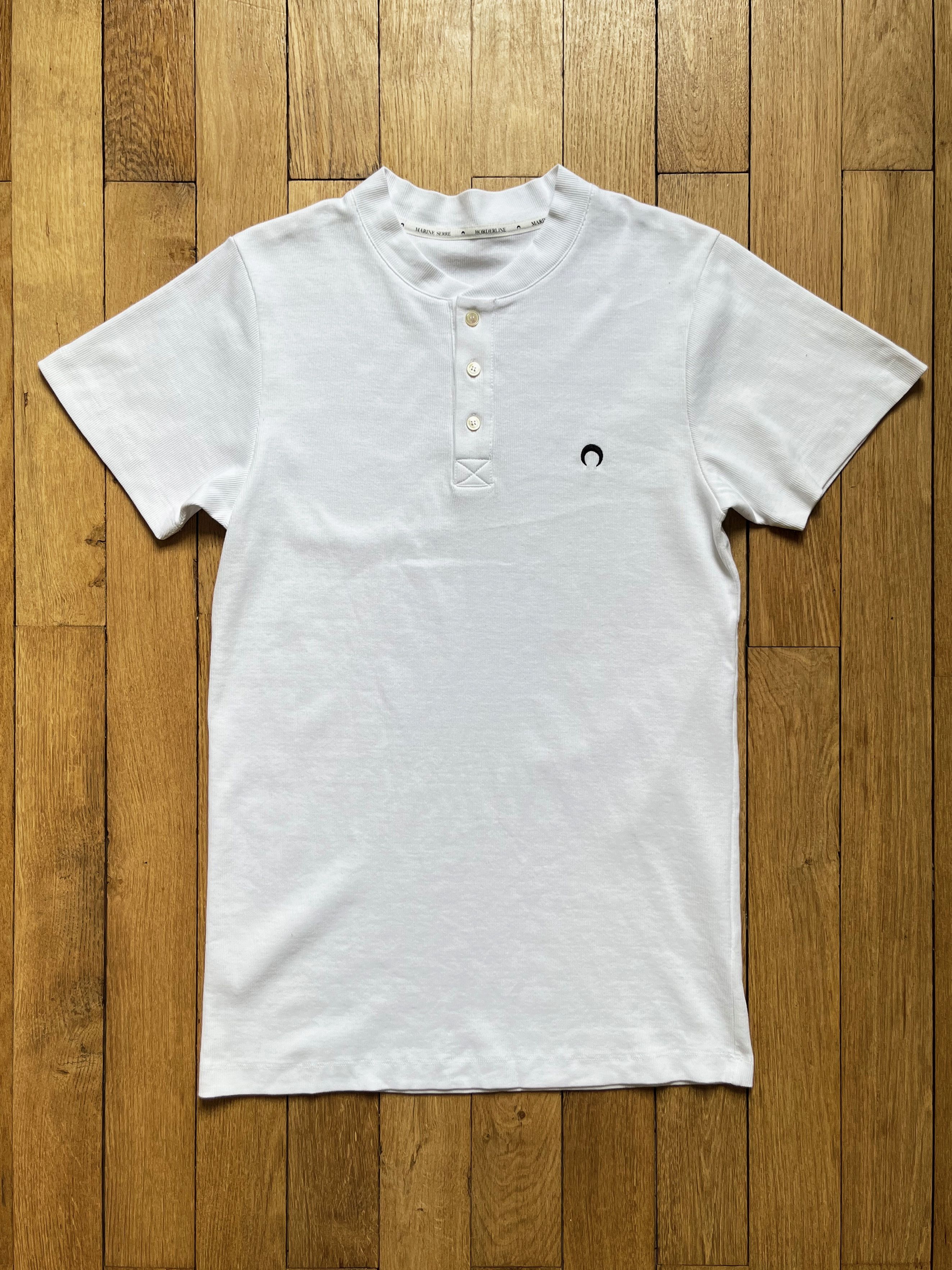 Marine Serre Marine Serre rib button henley tshirt Size US L / EU 52-54 / 3 - 1 Thumbnail