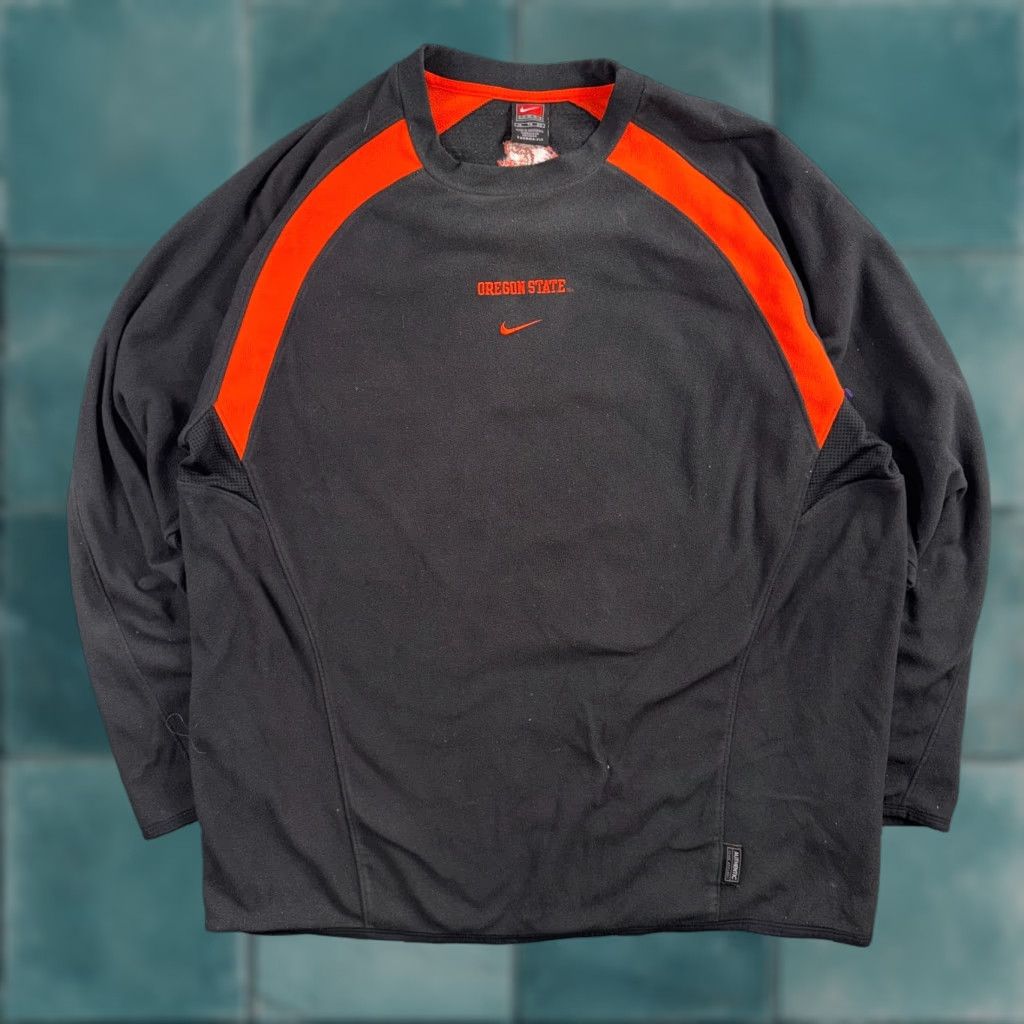 Nike Nike VTG Oregon State OSU Pullover Authentic Center Swoosh XL RARE Team Apparel Beaverton? Size US XL / EU 56 / 4 - 1 Thumbnail