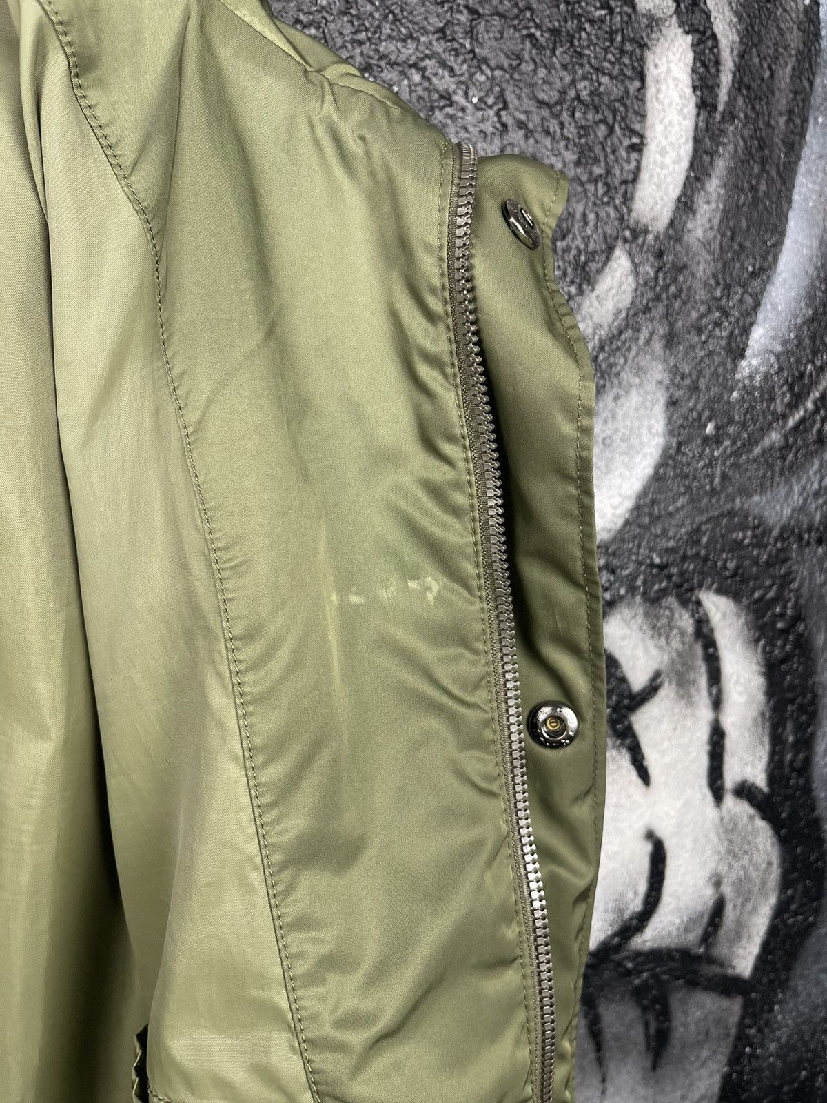 Levi's Levi’s Olive Full Zip Hooded Light Jacket Men’s Size Medium Size US M / EU 48-50 / 2 - 20 Thumbnail