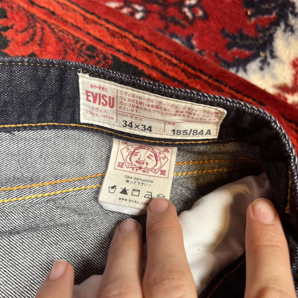 Y2K EVISU Heritage Jeans 2010 Daruma Neko Daicock Seagull