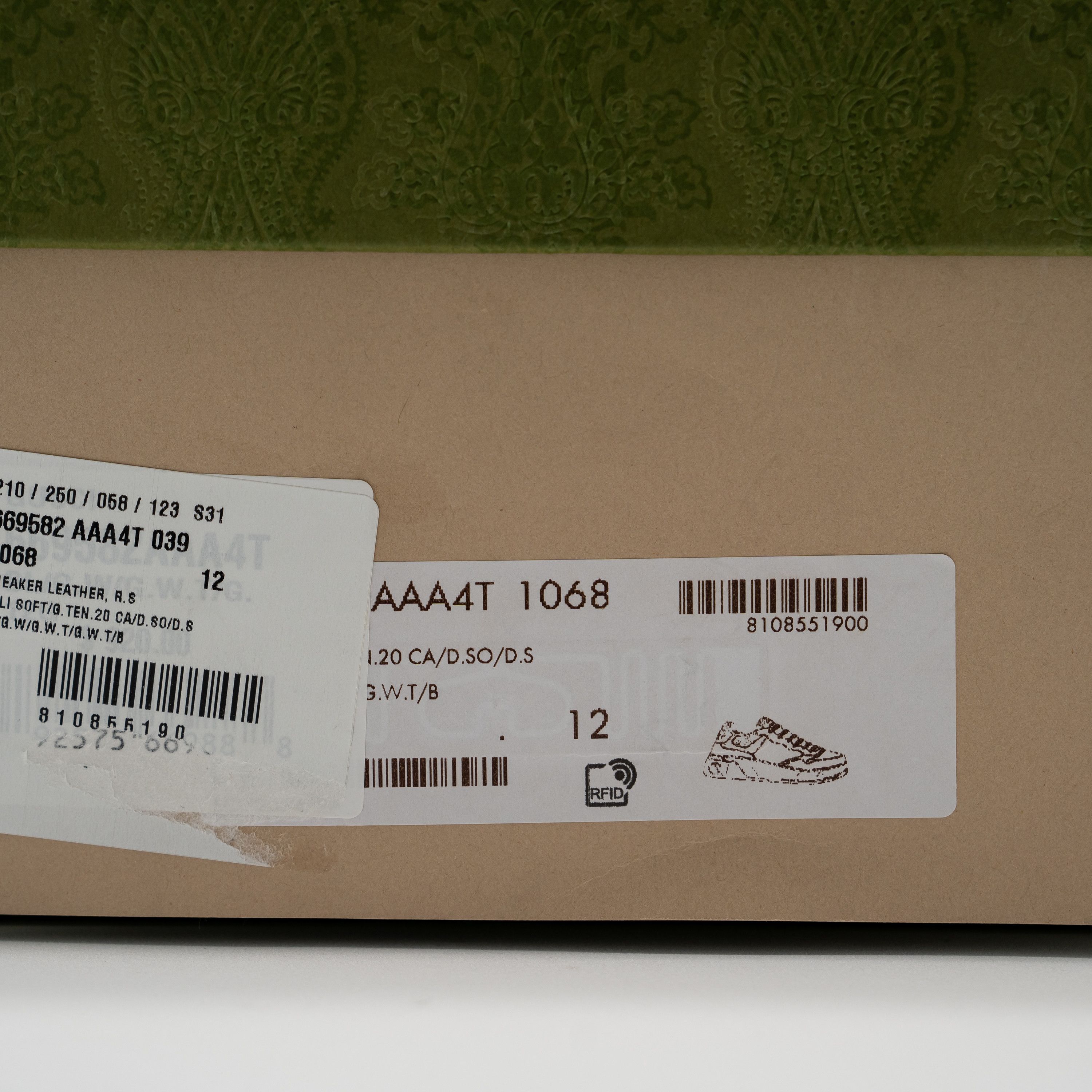 Gucci Size 12 G 12.5 US Gucci GG Chunky B Sneakers Black White GG Size US 12.5 / EU 45-46 - 12 Thumbnail