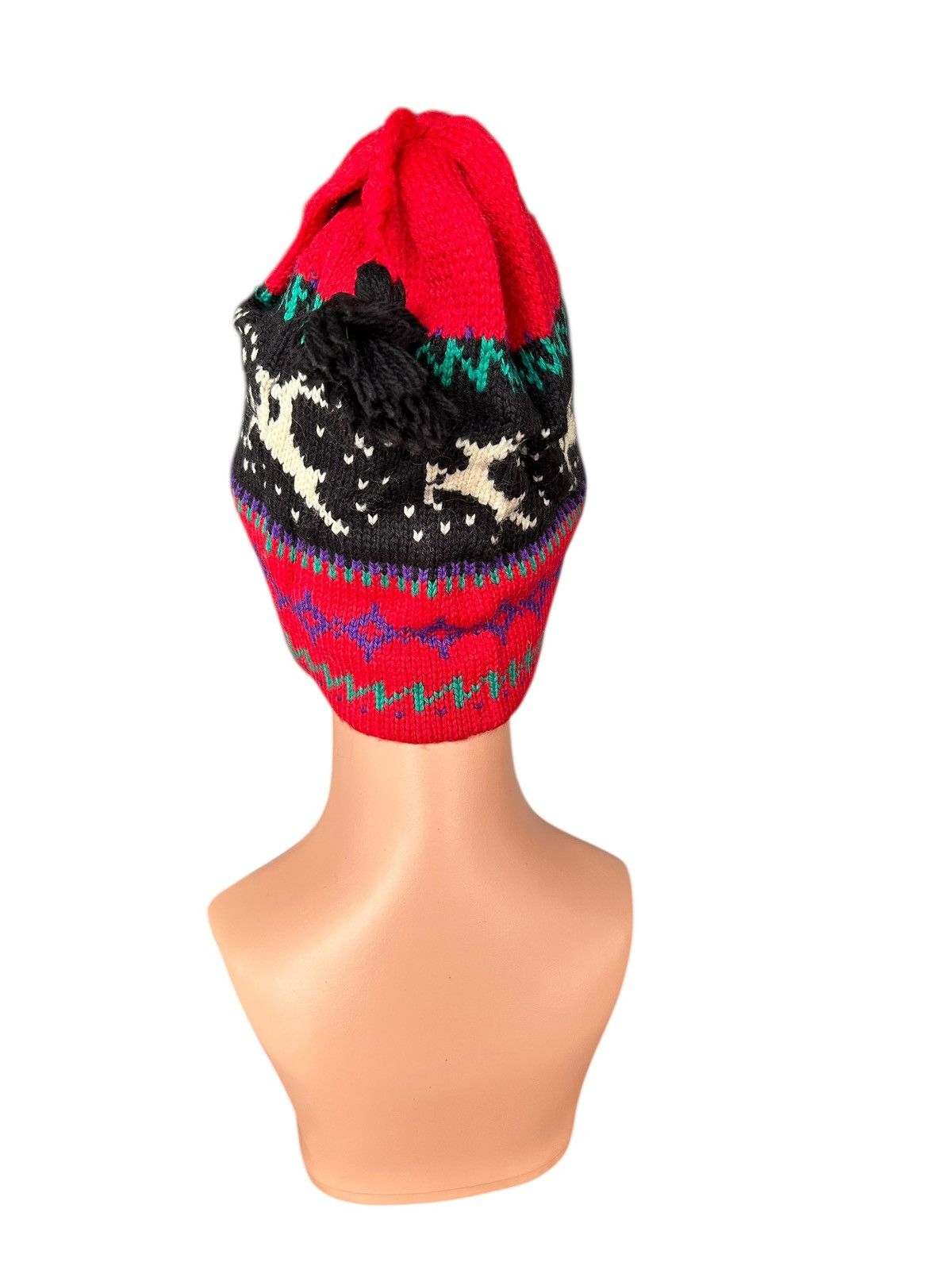 Japanese Brand × Kapital × Vintage Vintage Crochet Knitt Made in Usa Wool Beanie Hats Size ONE SIZE - 3 Thumbnail