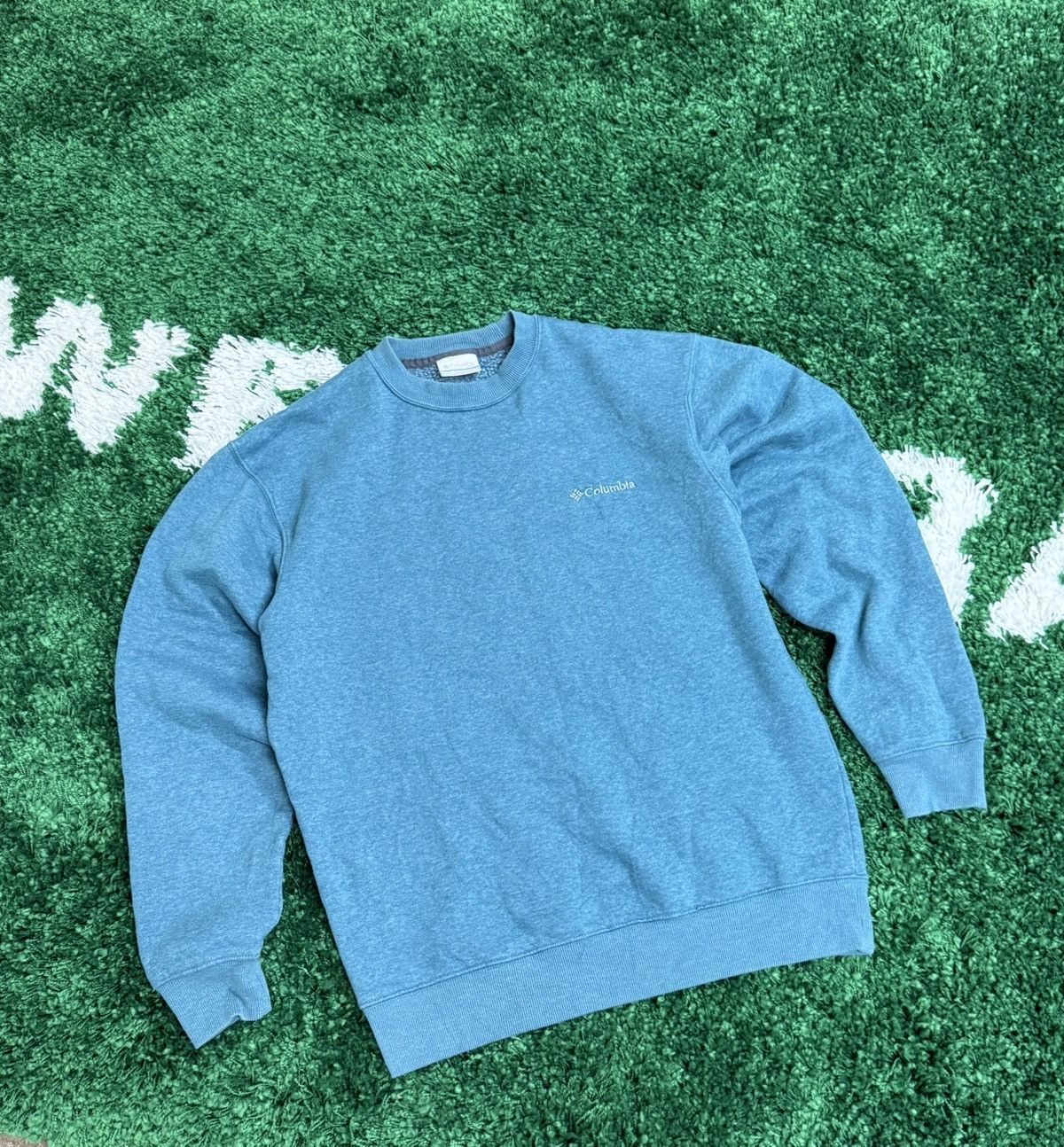 Columbia × Vintage Vinage Blue Embroidered Columbia Sweatshirt Small S Size US S / EU 44-46 / 1 - 1 Thumbnail