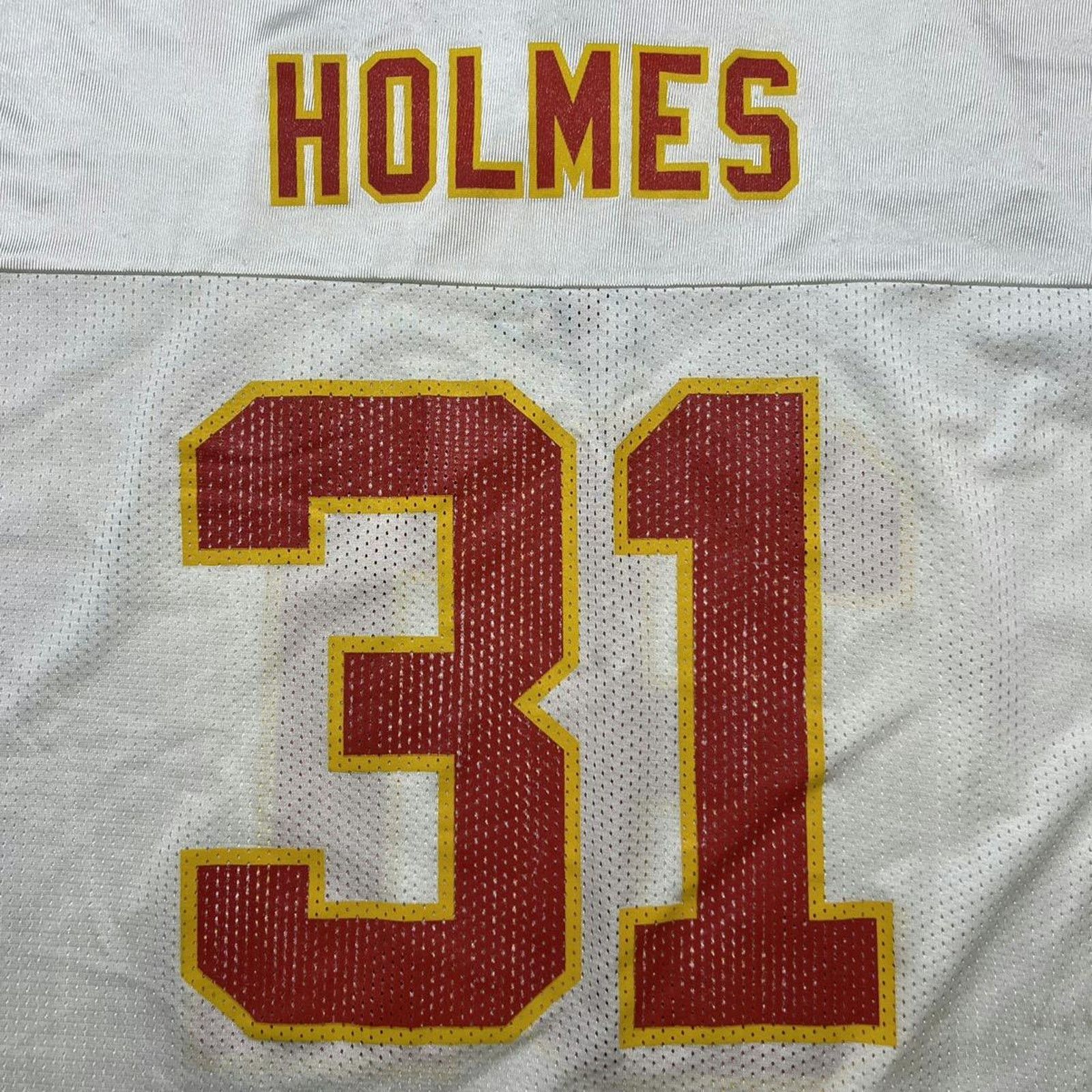 NFL × Reebok × Vintage Reebok Priest Holmes Kansas City Chiefs Jersey 2XL Football Size US XXL / EU 58 / 5 - 2 Thumbnail