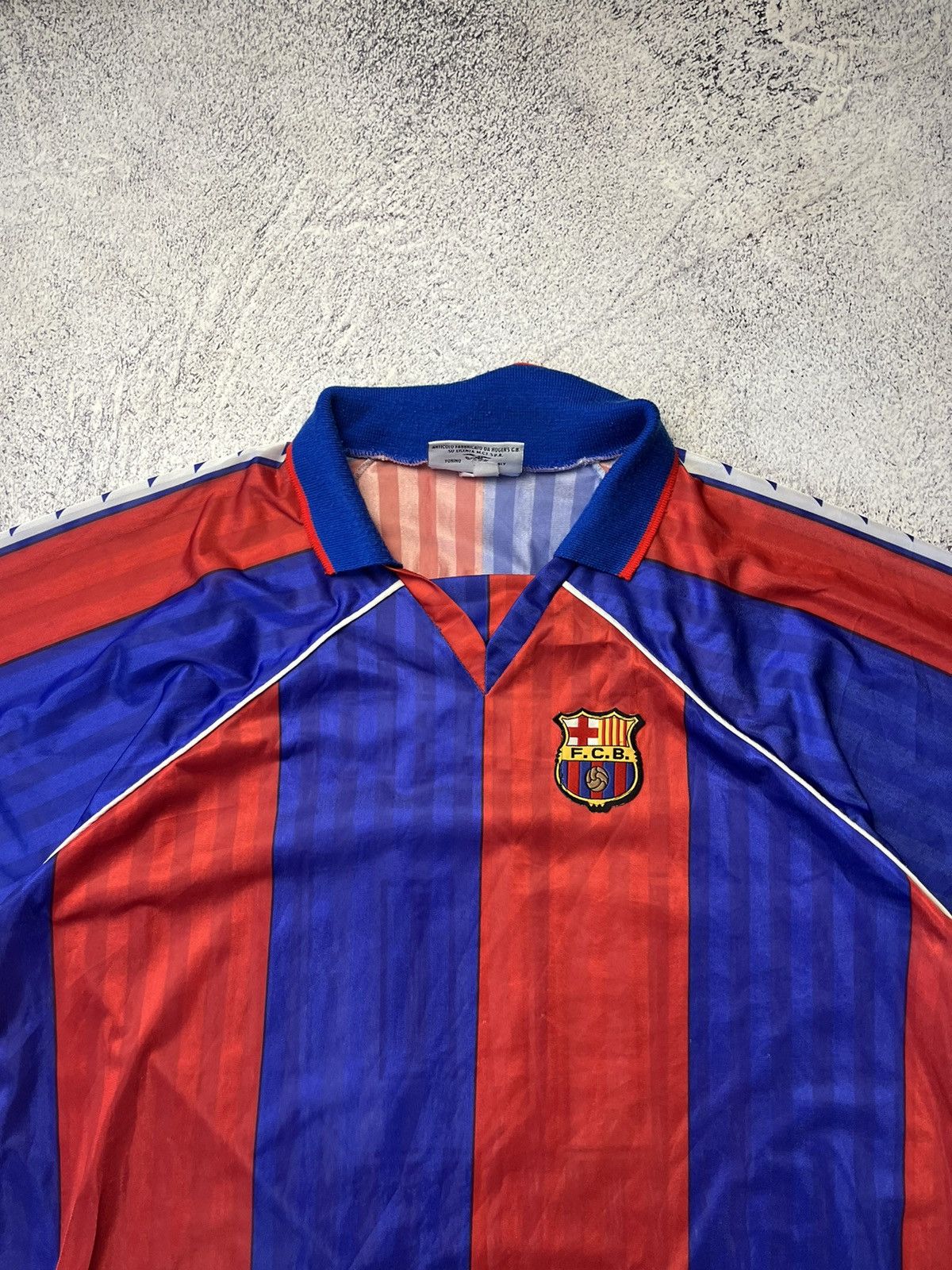 Vintage FC BARCELONA Vintage Romario #10 Football Soccer Jersey Size US L / EU 52-54 / 3 - 15 Thumbnail