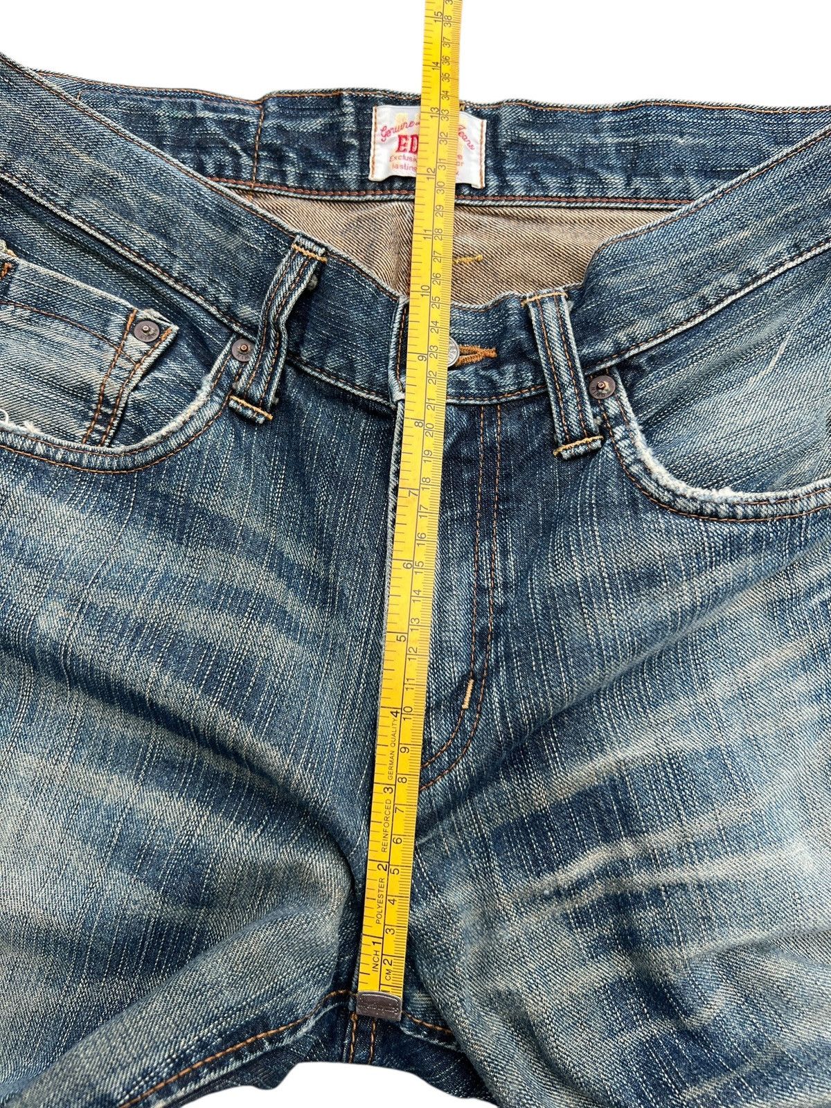 Edwin Vintage Edwin 403XV Distressed Denim Jeans 32x30 Size US 32 / EU 48 - 12 Thumbnail