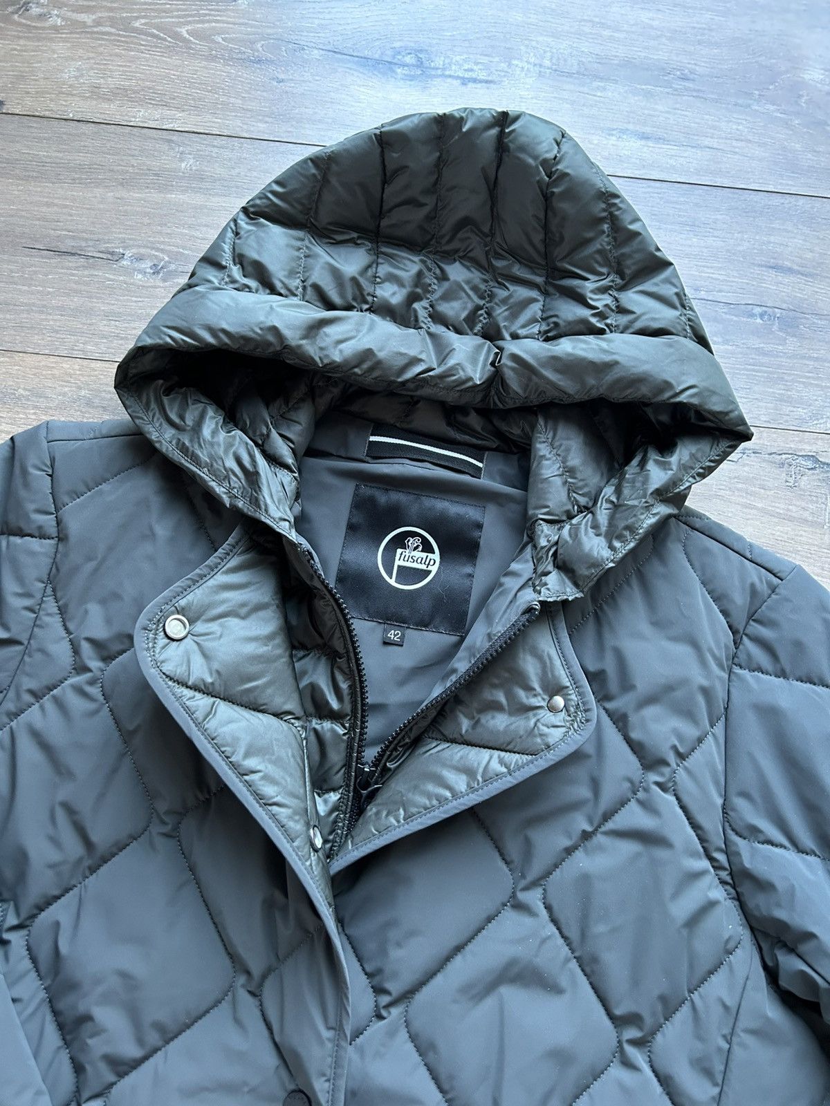 Fusalp Fusalp khaki city coat sie XL 42 Size M / US 6-8 / IT 42-44 - 2 Thumbnail