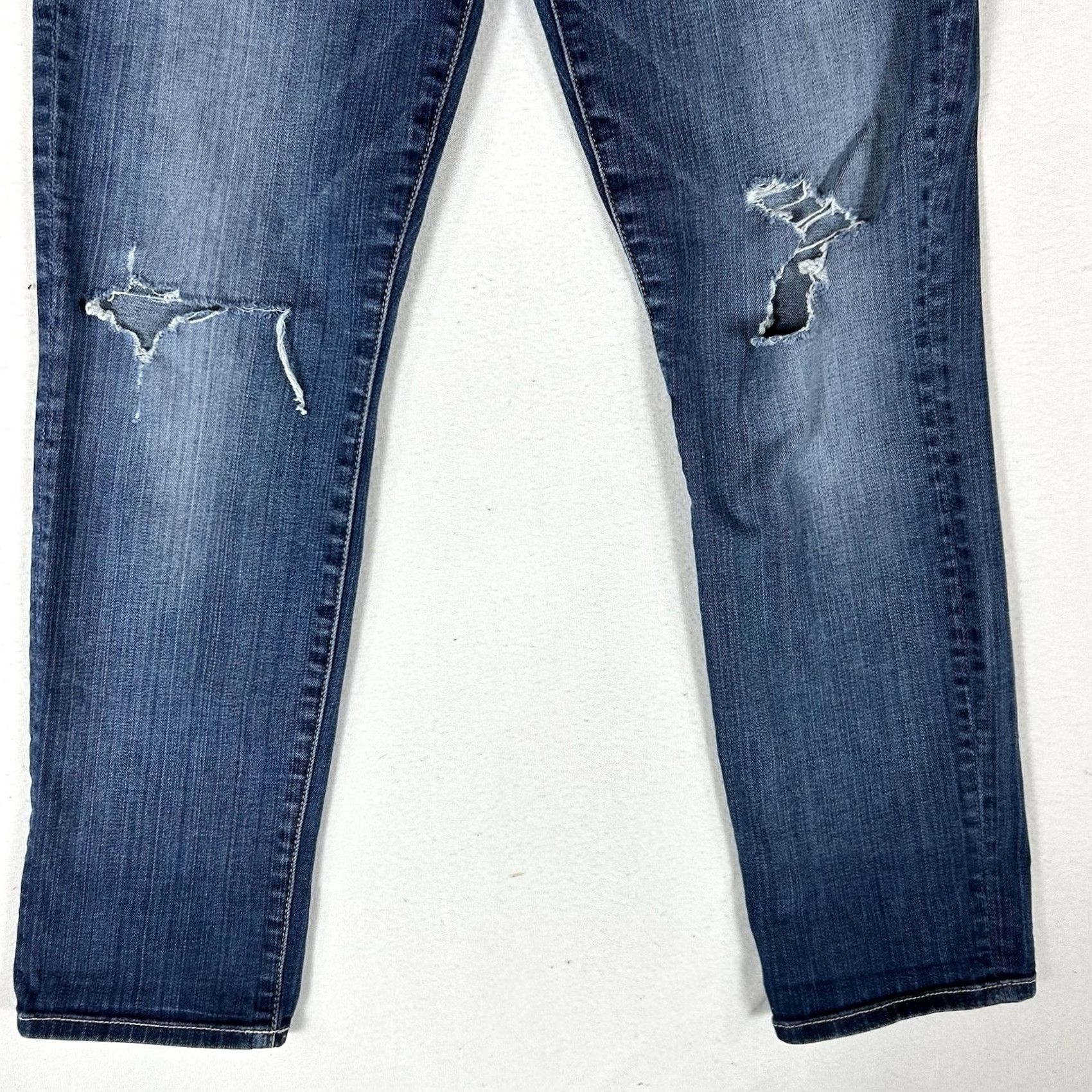 7 For All Mankind 7 For All Mankind Josefina Jeans Women's 29 Skinny Denim Blue Modern 5-Pocket Size 29" - 4 Thumbnail