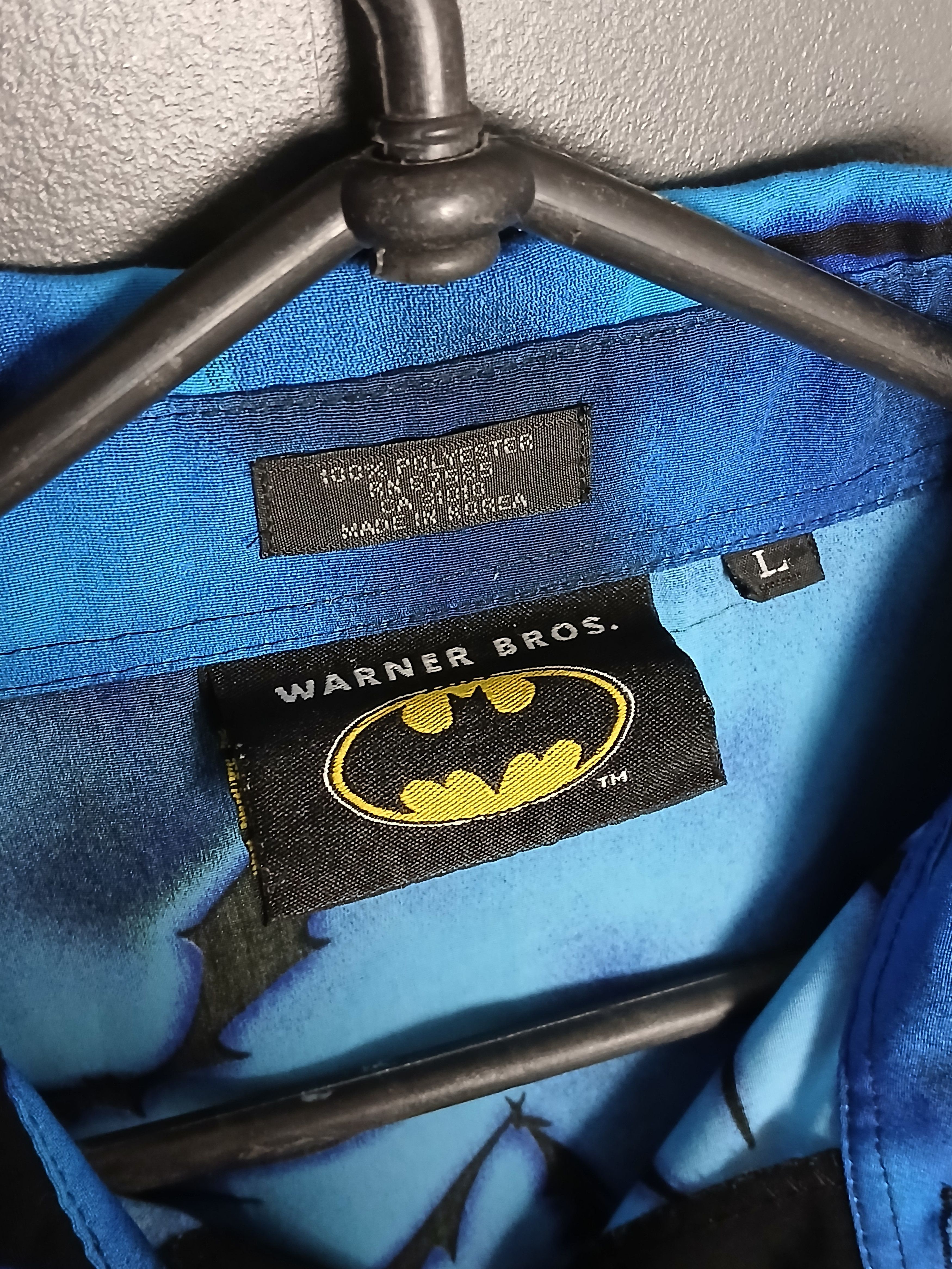 DC Comics × Vintage × Warner Bros Vintage 2001 DC Batman Shirt Size US L / EU 52-54 / 3 - 6 Thumbnail