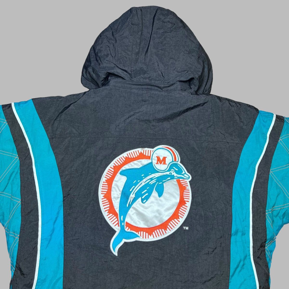 NFL × Starter × Vintage Vintage 1990s NFL Miami Dolphins Starter Puffer Jacket Size US L / EU 52-54 / 3 - 24 Thumbnail
