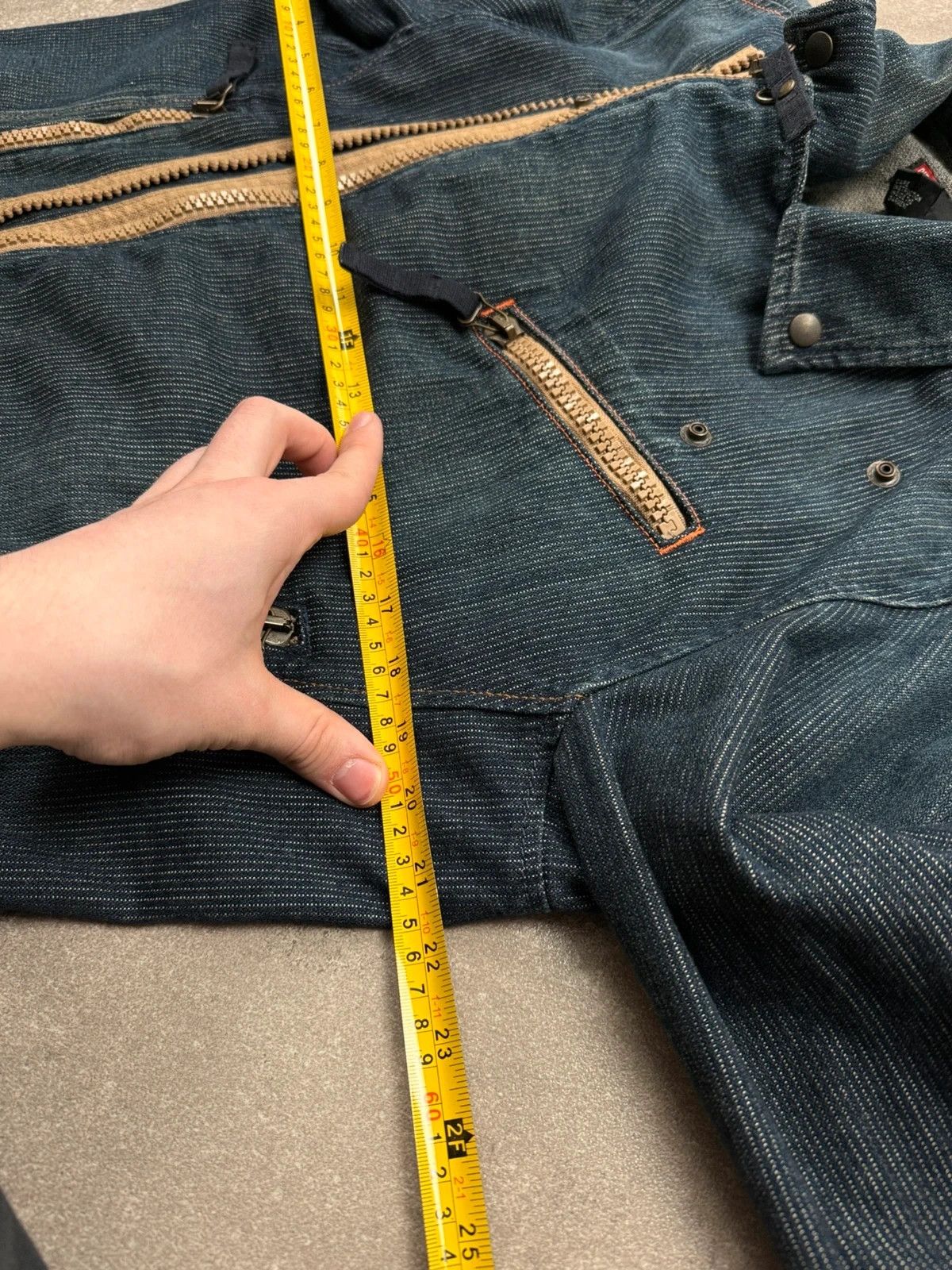Diesel Diesel denim jacket biker archive 2000s y2k multi zip Size US L / EU 52-54 / 3 - 16 Thumbnail