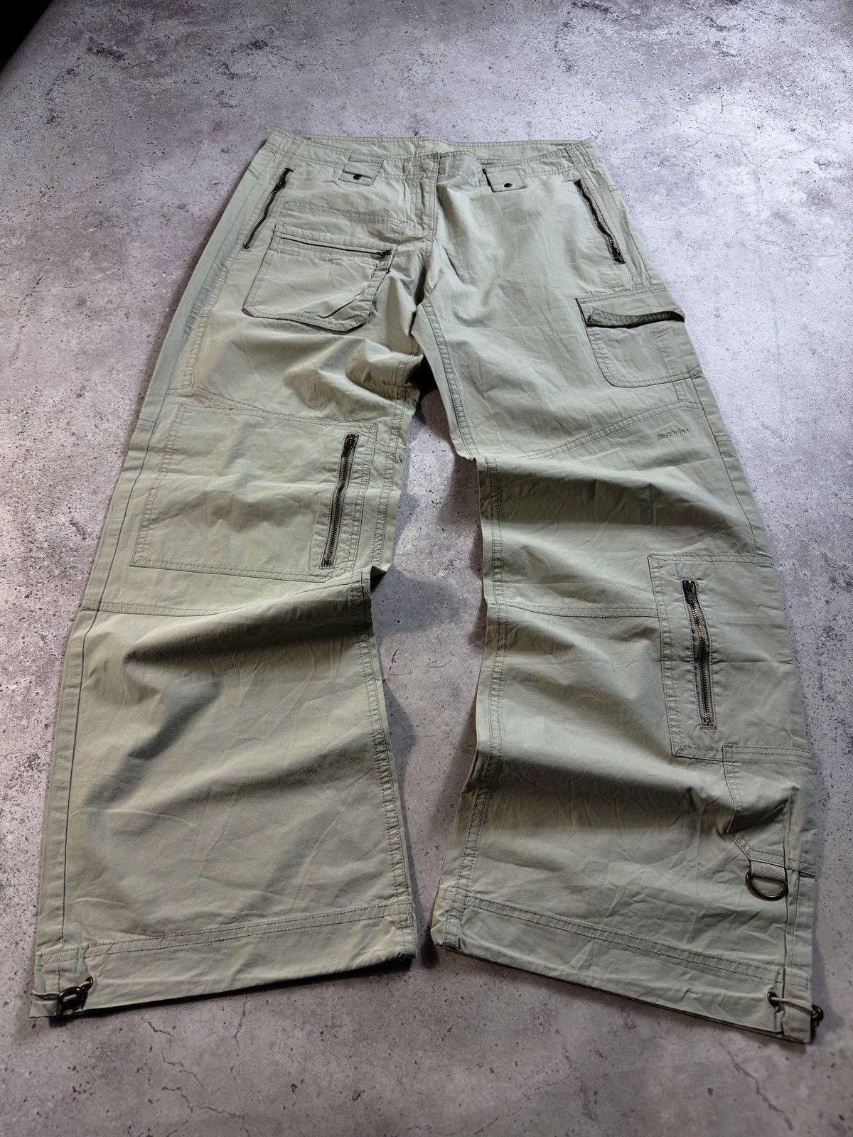 Hysteric Glamour × Japanese Brand × Junya Watanabe Vintage Japanese Zip Baggy Balenci Style Pants Pants Size US 30 / EU 46 - 1 Thumbnail