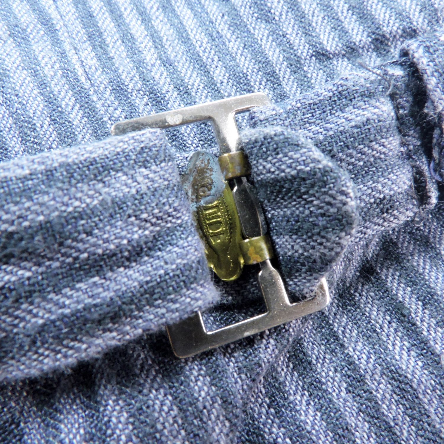 Romeo Gigli ROMEO GIGLI WABASH STRIPED DENIM VEST Size US L / EU 52-54 / 3 - 11 Thumbnail