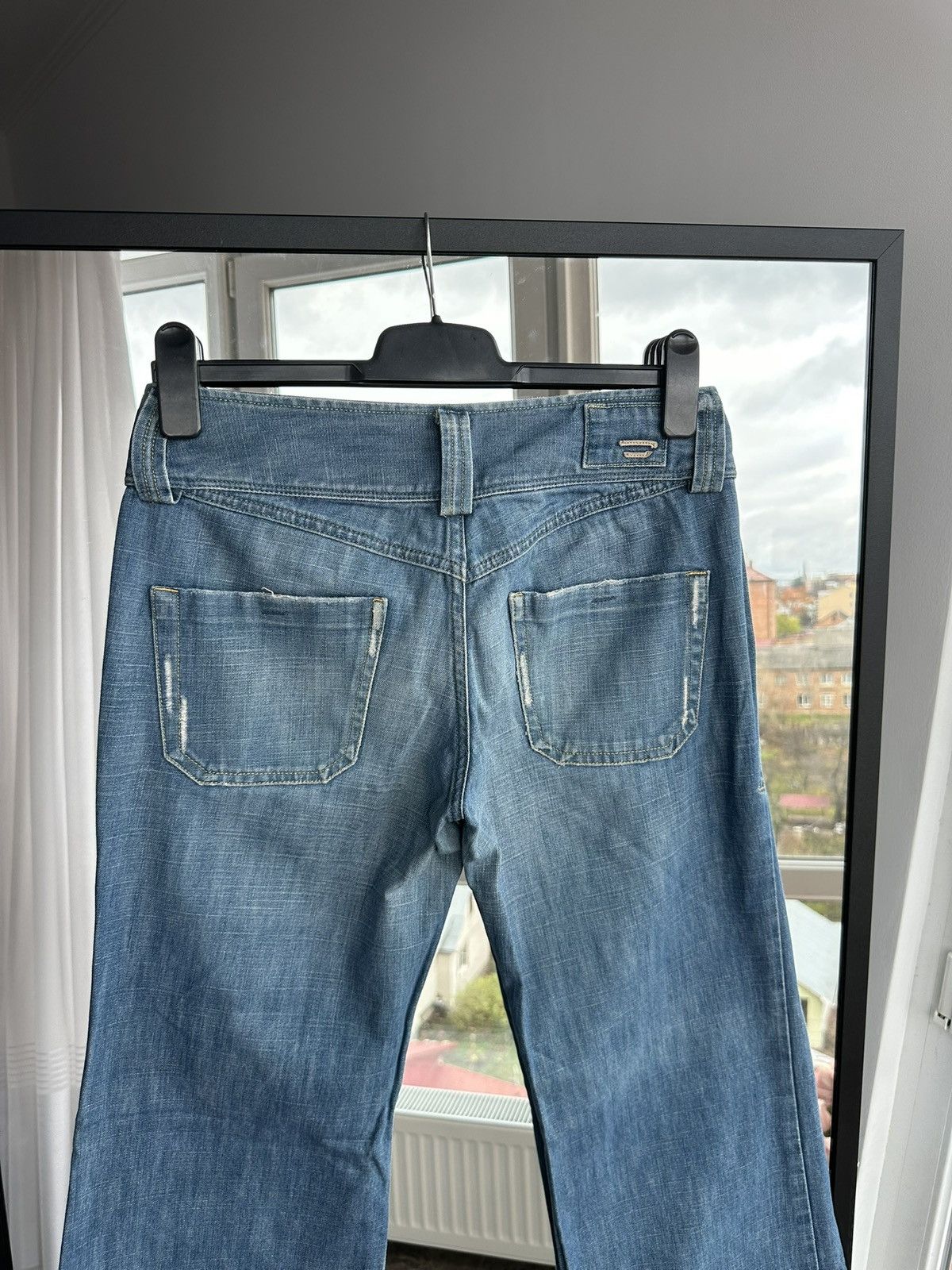 Diesel Vintage Diesel Woman 00s Flared Y2K Jeans Size 30" / US 8 / IT 44 - 6 Thumbnail