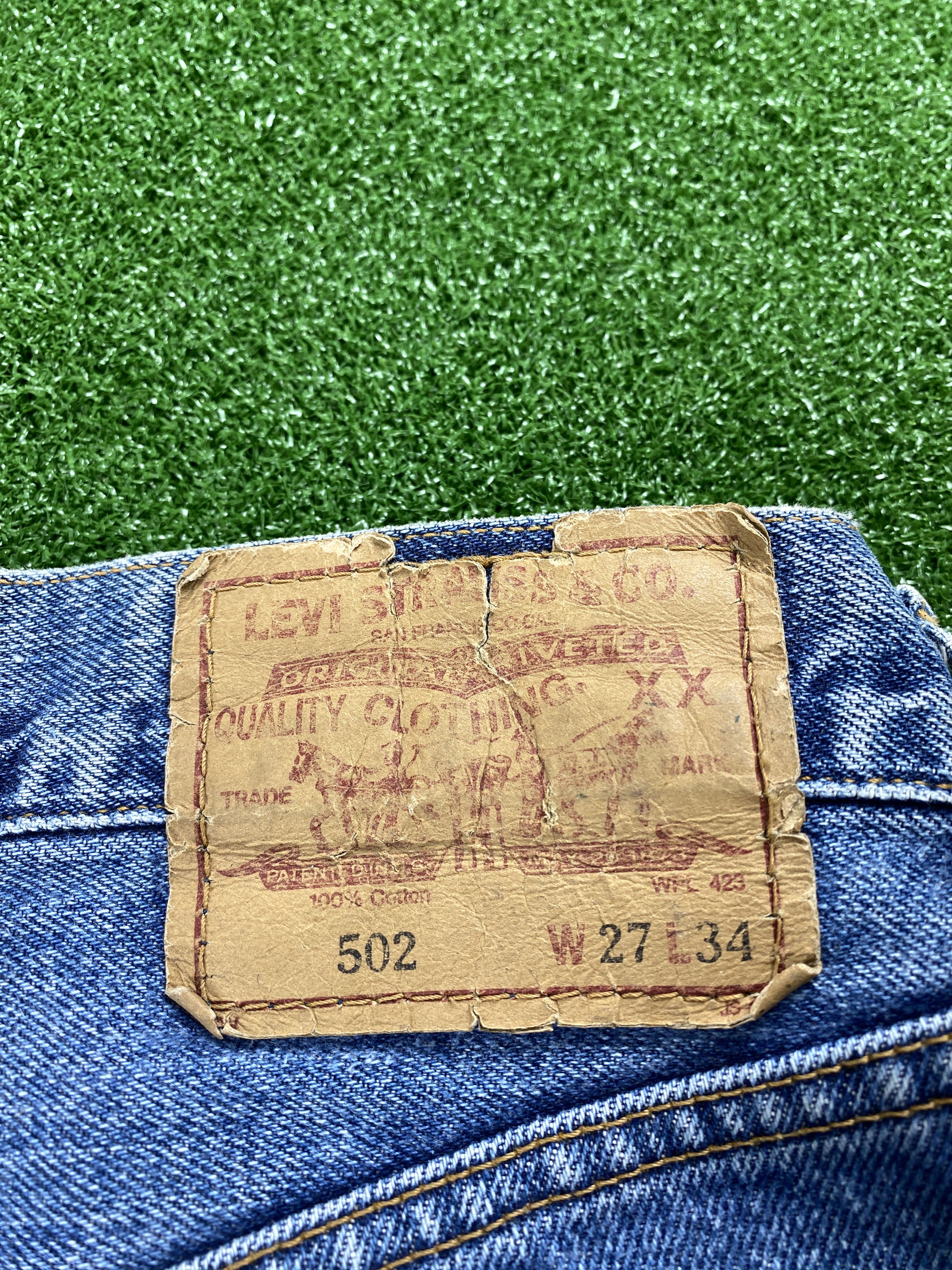 Levi's 💢 Rindem Levi's 502 Vintage Jeans CP0086 Size US 27 - 10 Thumbnail