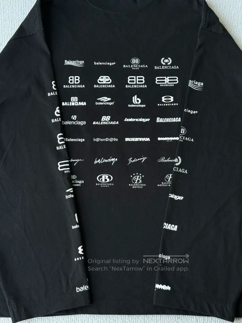 Balenciaga Balenciaga Logo Long Sleeve Size US S / EU 44-46 / 1 - 4 Thumbnail
