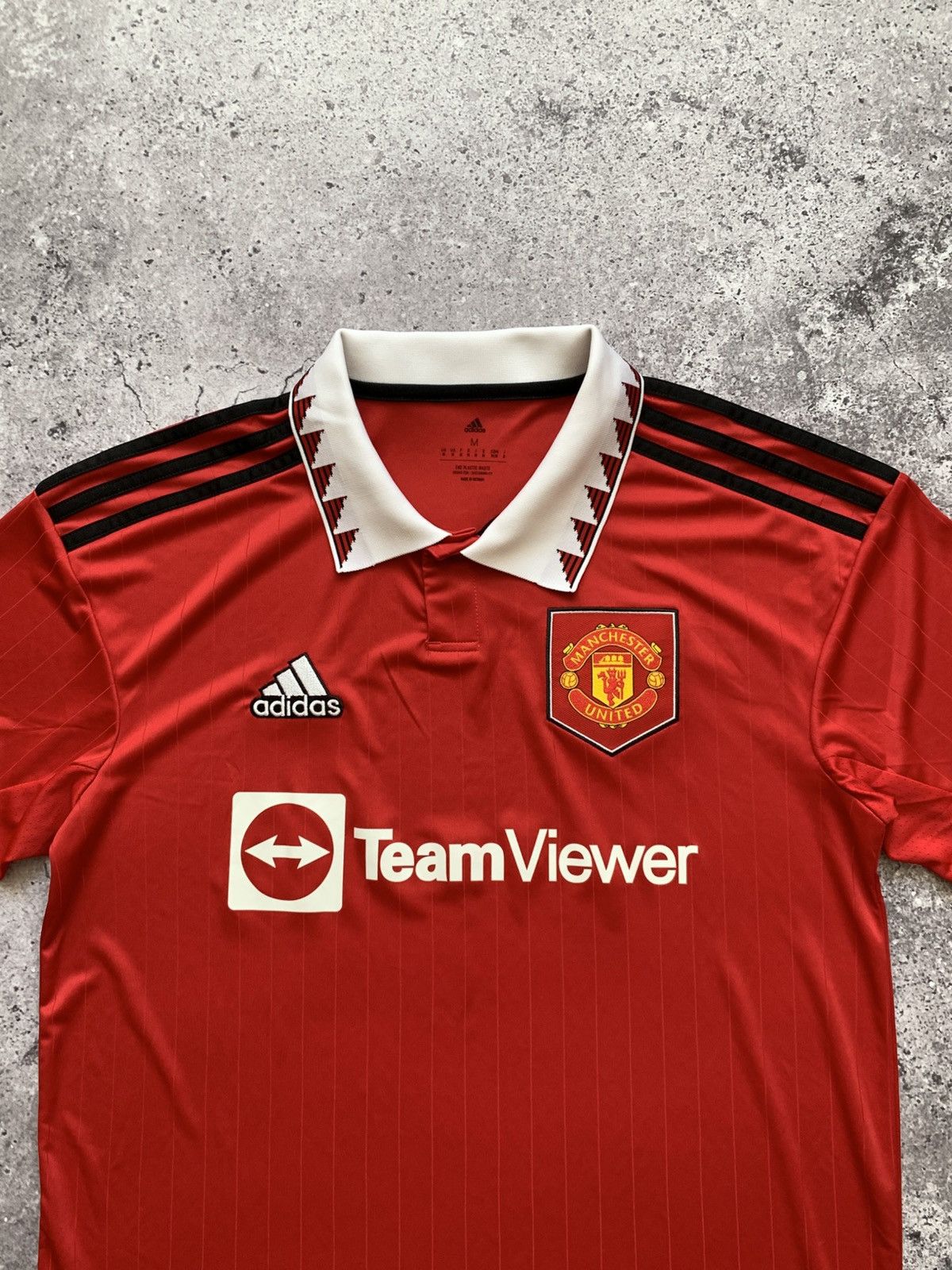 Adidas 🔥ADIDAS MANCHESTER UNITED 2022/2023 HOME SOCCER JERSEY Size US M / EU 48-50 / 2 - 3 Thumbnail