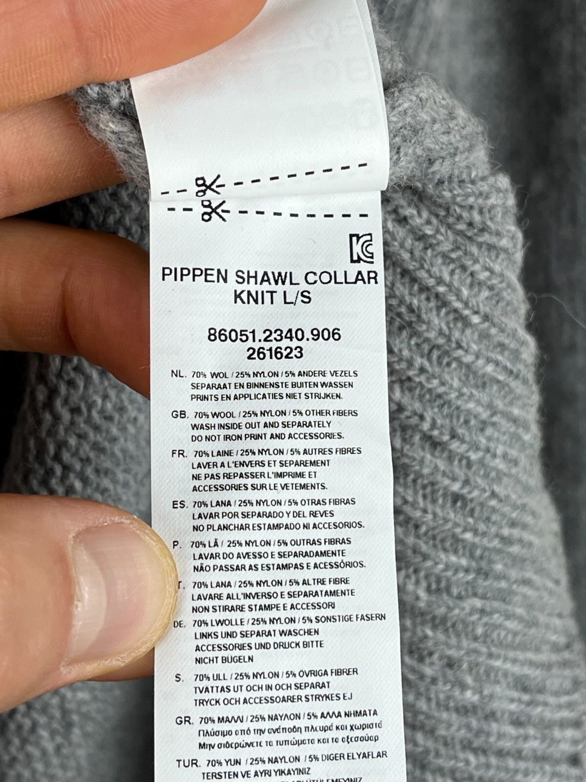 G-Star G-Star RAW Pippen Shawl Collar Knit L/S Sweater Wool Blend Size US L / EU 52-54 / 3 - 14 Thumbnail
