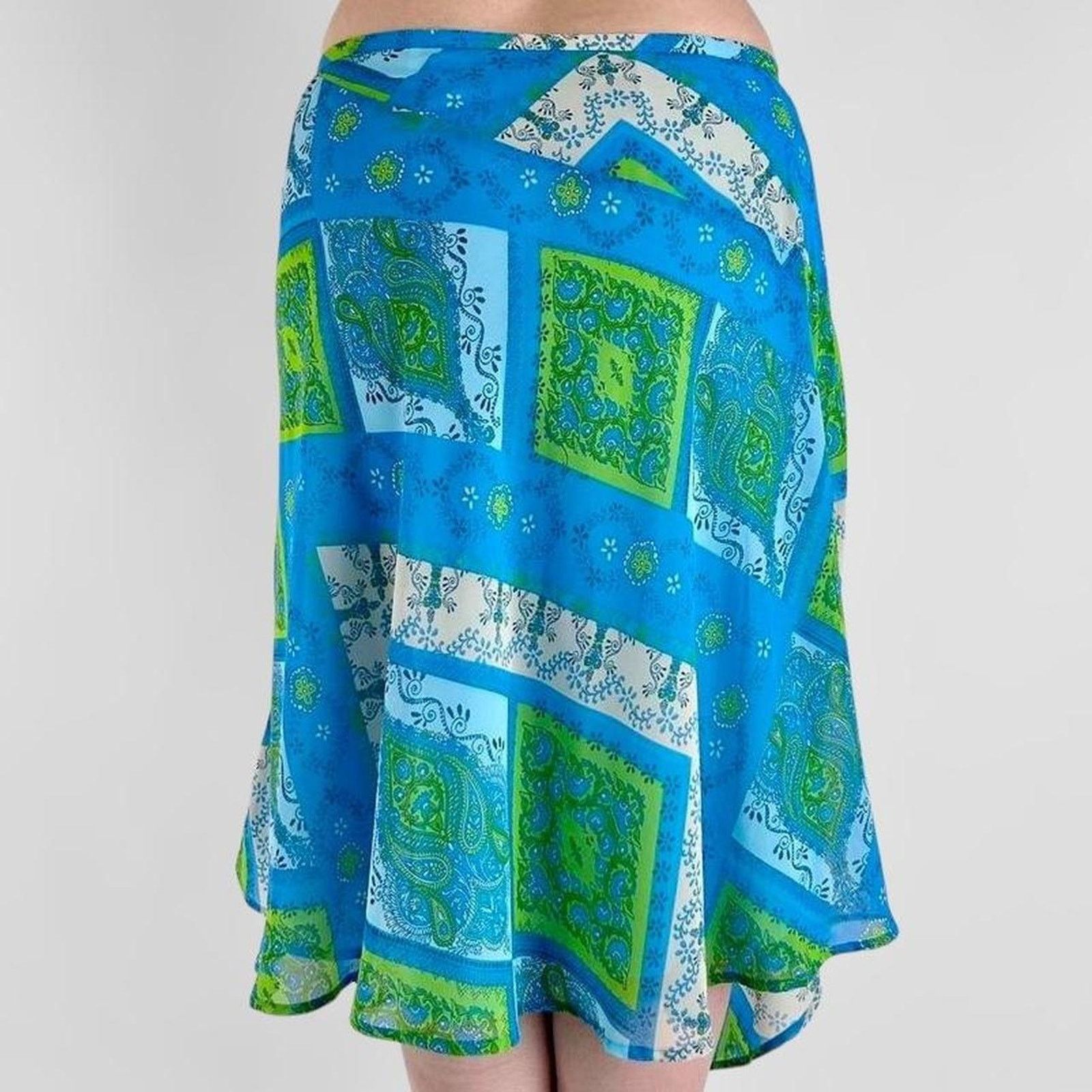 Other blue y2k fairy patchwork skirt Size 36" / US 14 / IT 50 - 6 Thumbnail