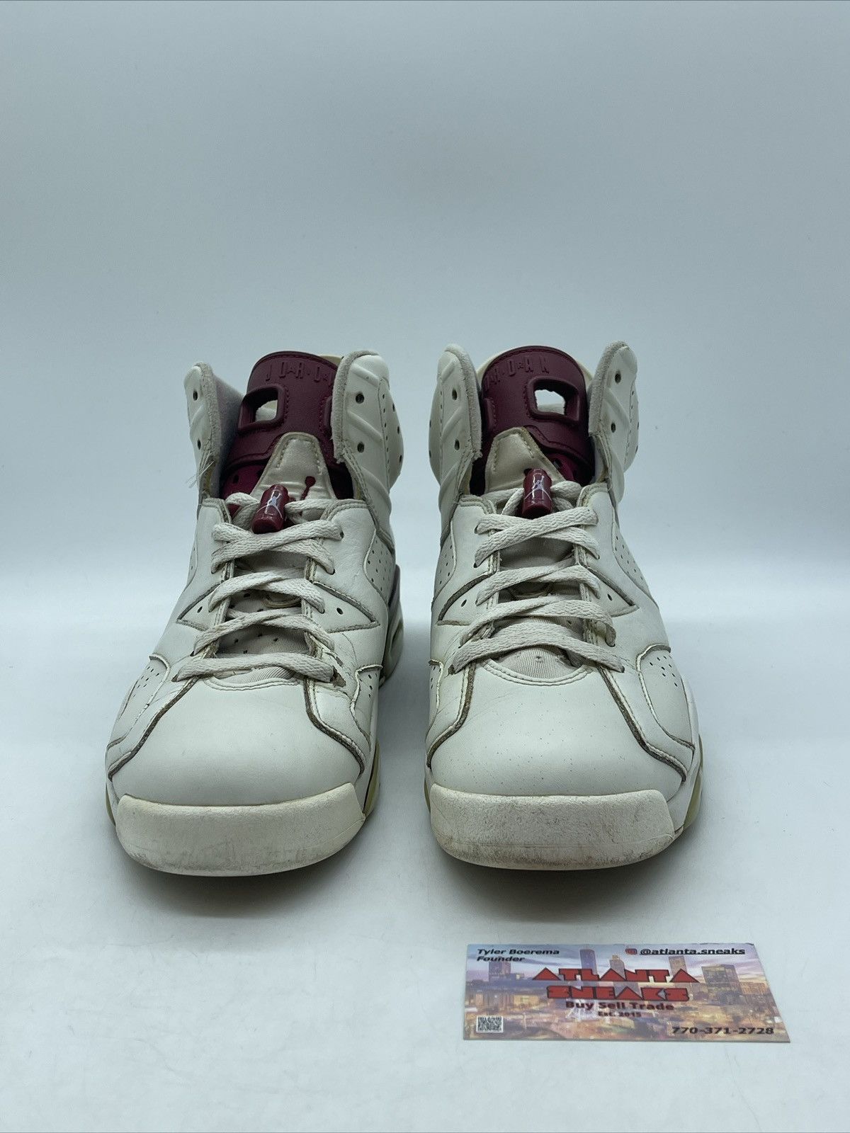Jordan Brand Air Jordan 6 maroon Size US 9.5 / EU 42-43 - 2 Thumbnail