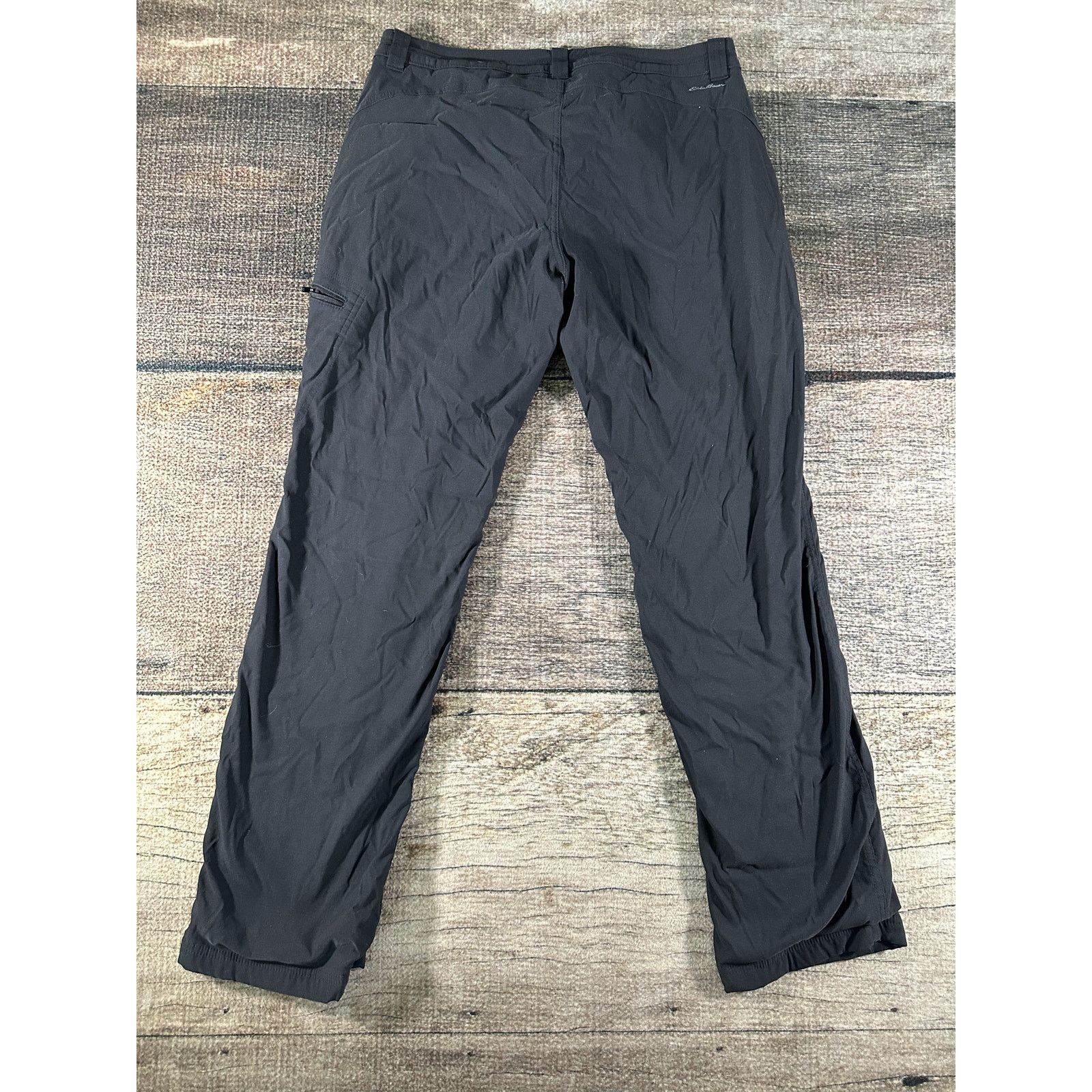 Eddie Bauer Eddie Bauer Womens Fleece Lined Black Pants Pockets Size 12 Size 34" / US 12 / IT 48 - 6 Thumbnail