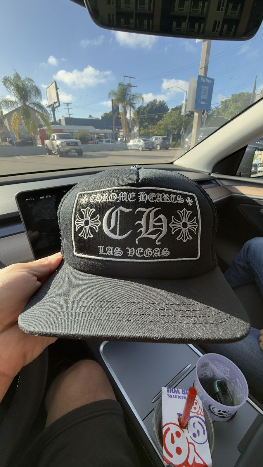 Chrome Hearts Chrome Hearts CH Las Vegas Trucker Hat Size ONE SIZE - 5 Thumbnail