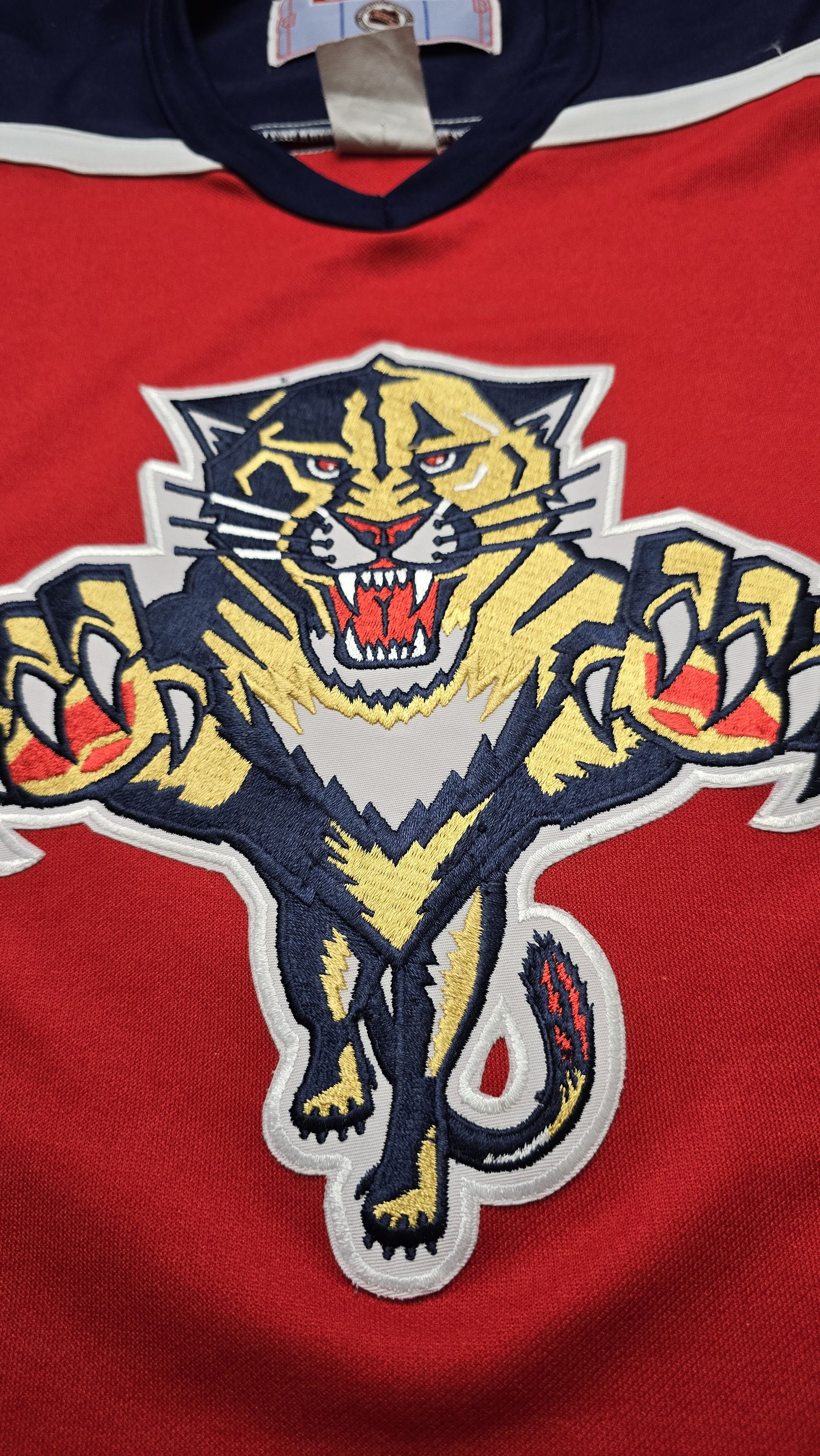 Ccm Vintage 90s CCM Florida Panthers NHL Hockey Jersey Size US XL / EU 56 / 4 - 11 Thumbnail