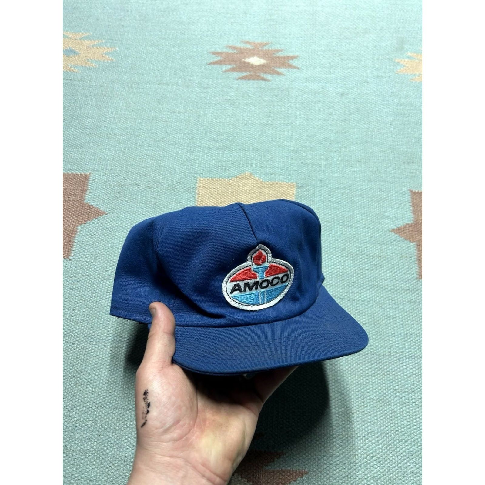 Vintage VINTAGE Unitog Trapper Hat Ear Flap Cap USA XL Men Blue Size ONE SIZE - 2 Thumbnail