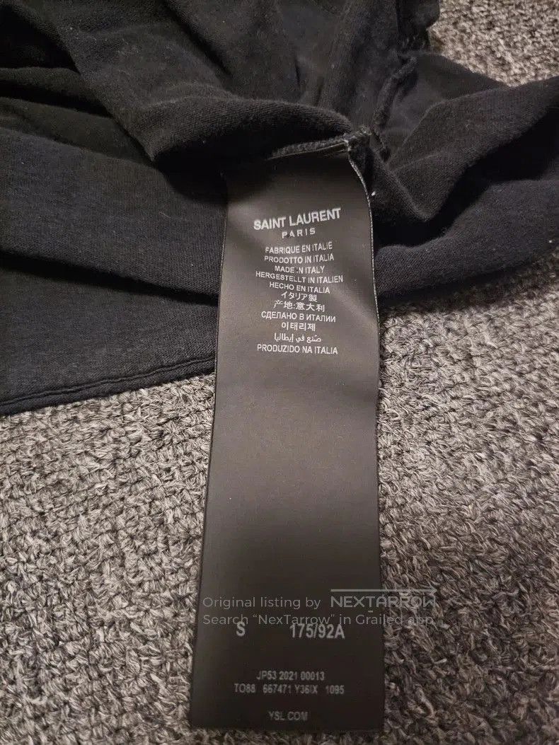 Saint Laurent Paris Saint Laurent Short Sleeve Graphic T. Size US S / EU 44-46 / 1 - 5 Thumbnail