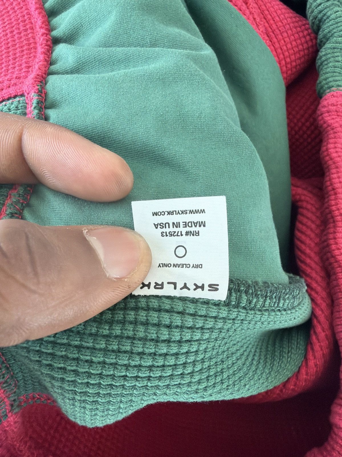 SKYLRK SKYLRK WAFFLE 3/4 SHORT “Melon” Size US 32 / EU 48 - 6 Thumbnail