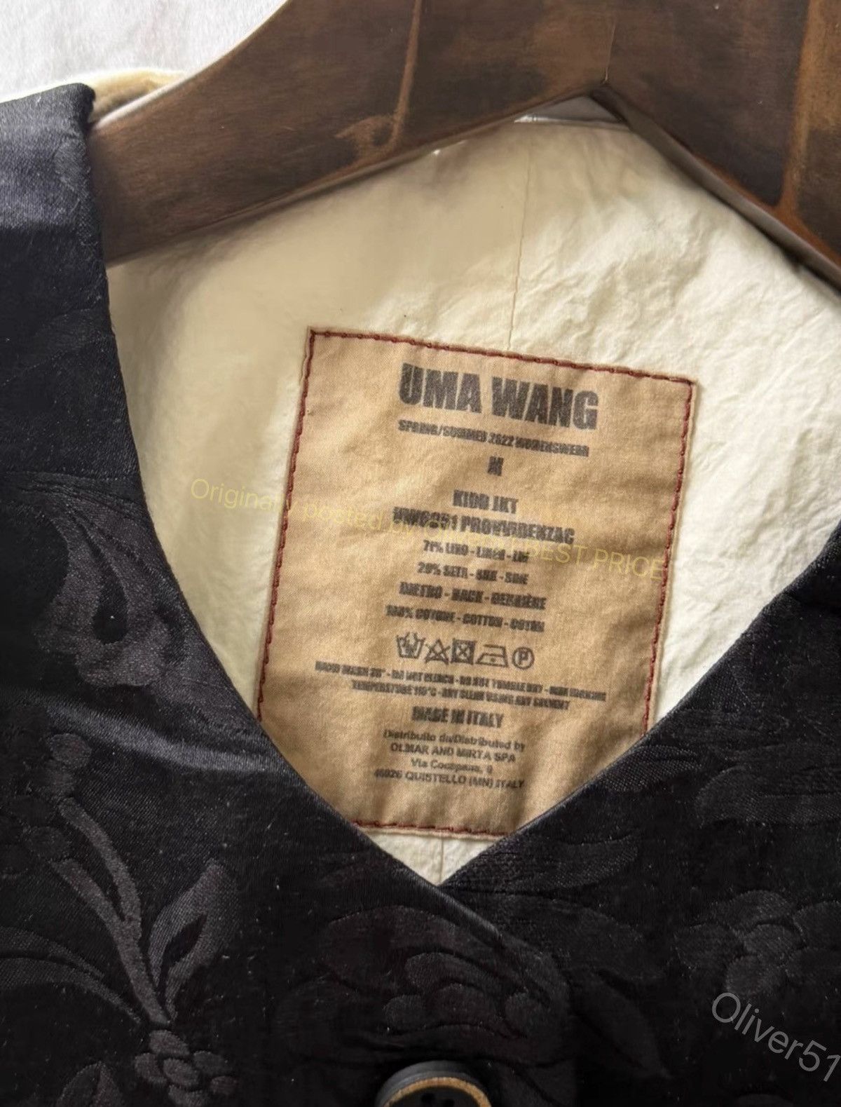 Uma Wang Uma Wang 22SS vintage‑finish long vest jacket YYYY17/2610 Size M / US 6-8 / IT 42-44 - 4 Thumbnail