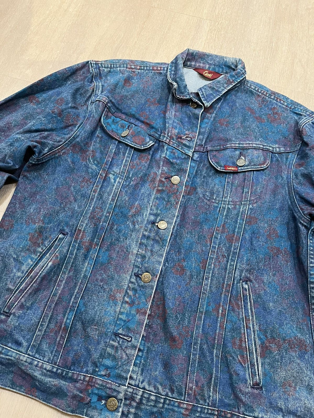 Supreme Vintage Lee Denim Floral Jacket Size US M / EU 48-50 / 2 - 1 Thumbnail