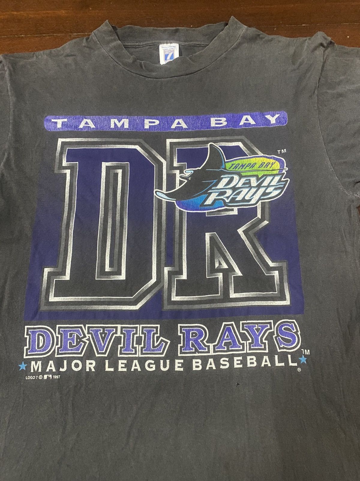 NFL Vintage 90s Tampa Bay DEVIL RAY MLB sun faded Size US L / EU 52-54 / 3 - 6 Thumbnail